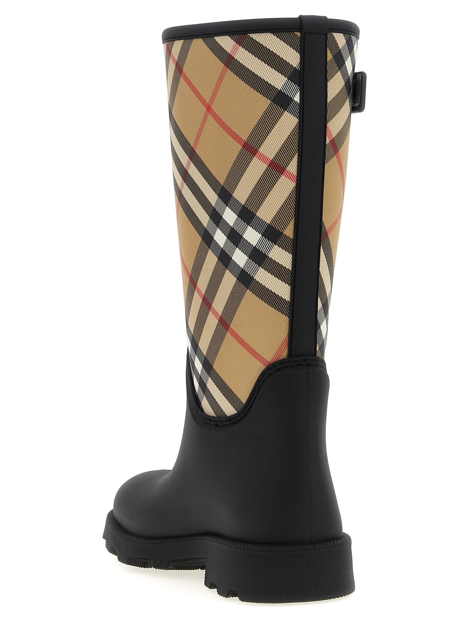 Burberry Giorgio Brato Giubbotto Con Cappuccio In Montone In Black