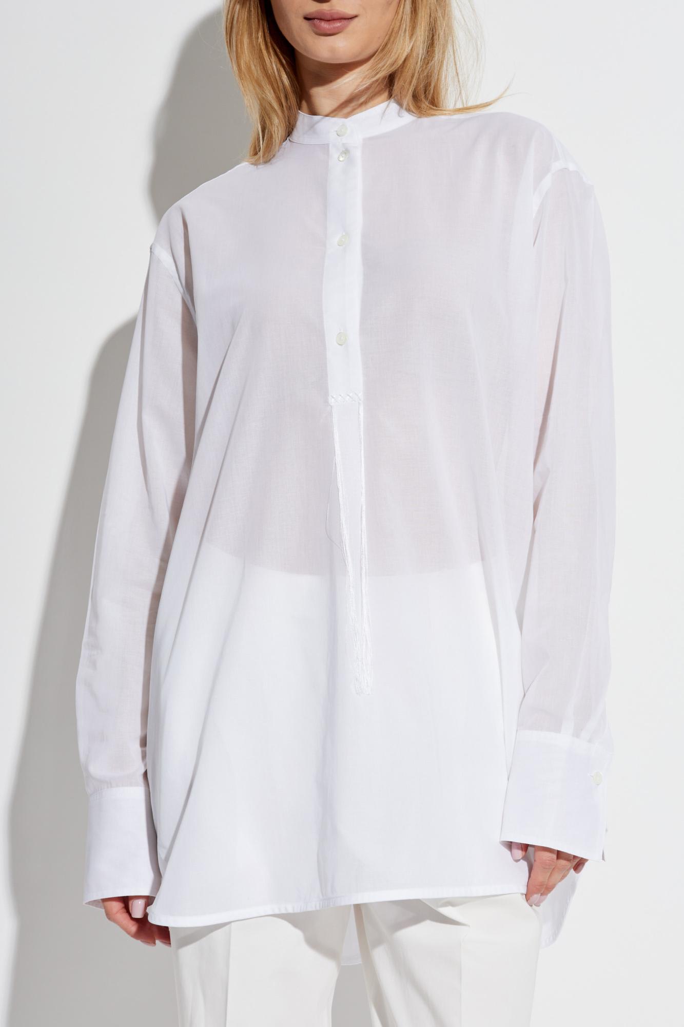 Totême Toteme Stand Up Collar Blouse