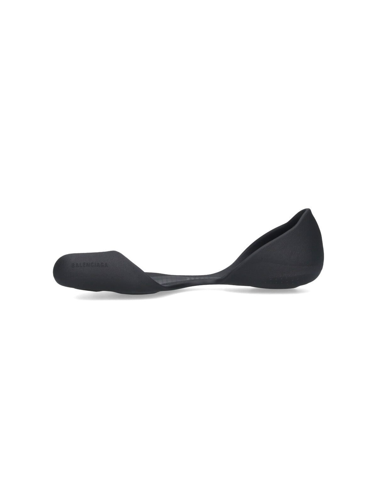 Balenciaga Open-toe Black Eva Sneakers With Streamlined Silhouette In Black