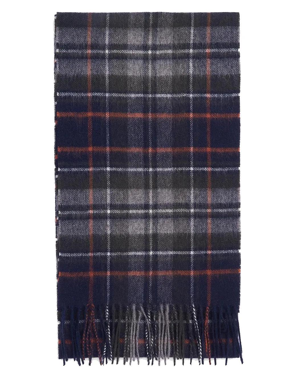 Barbour Tartan Scarf In Blue