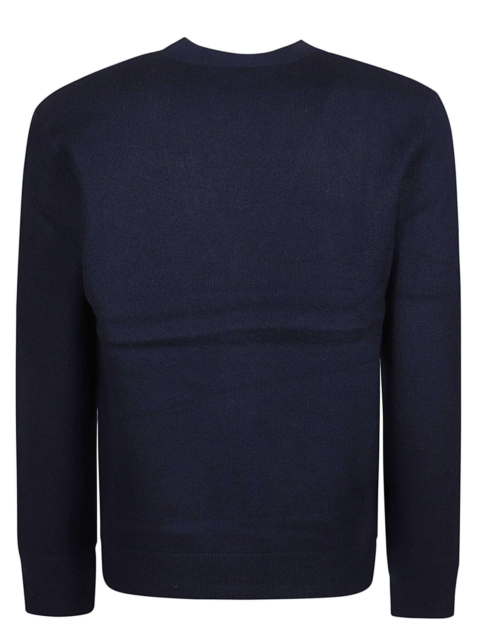 Shop Apc Kenny Cardigan In Iak Dark Navy