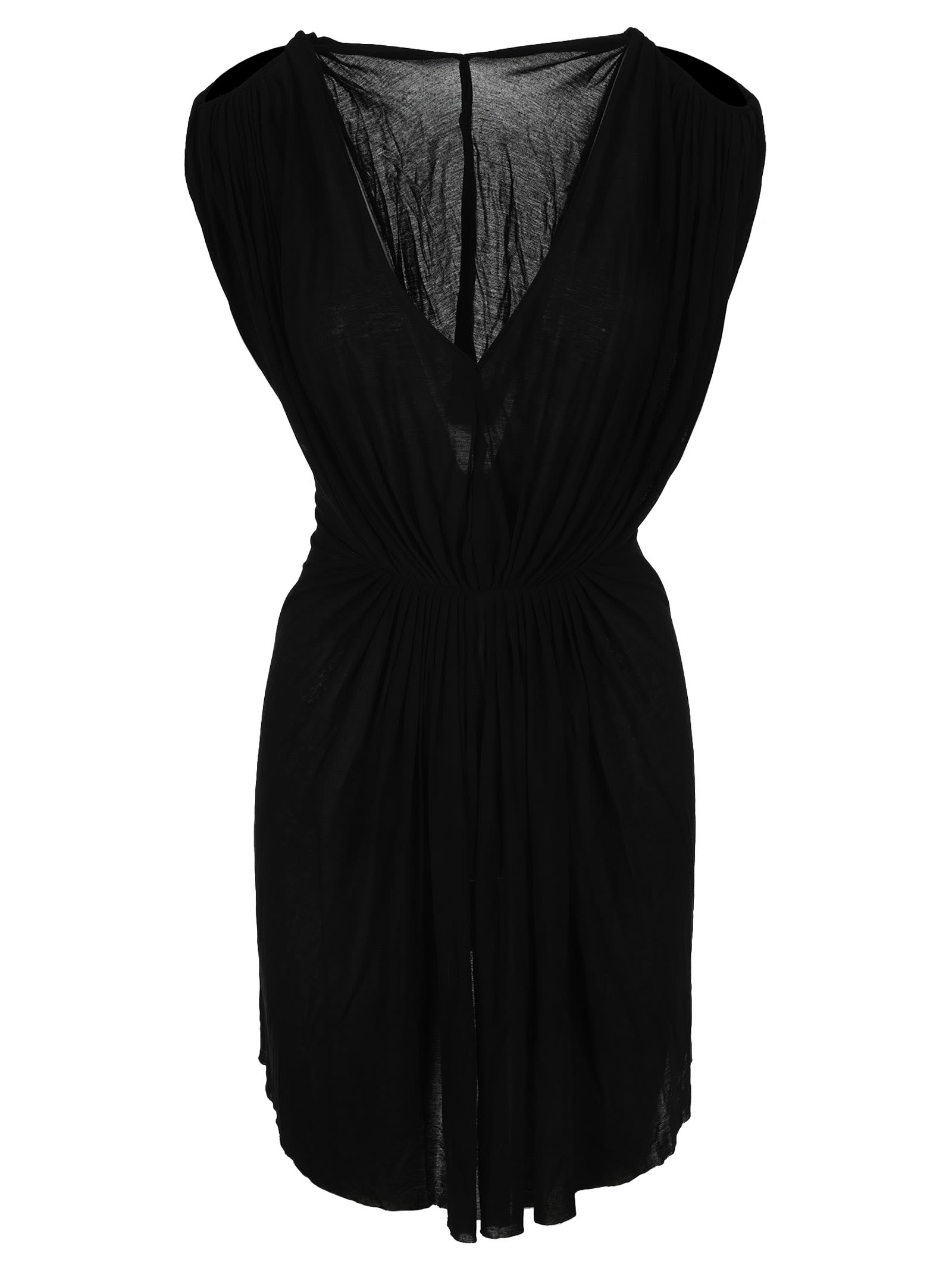 Rick Owens Helena Gathered-waist Dress
