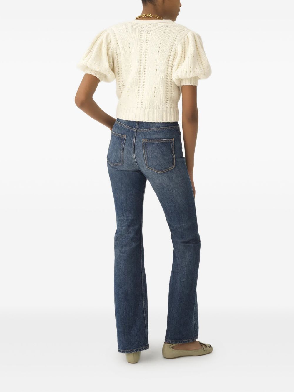 Chloé Chloè Wool Top In White