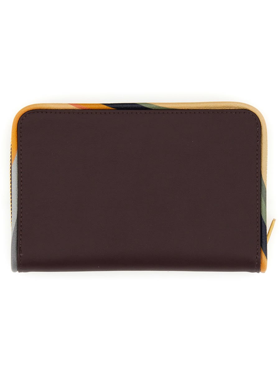 Ps By Paul Smith Ps Paul Smith Leather Wallet In Bordeaux