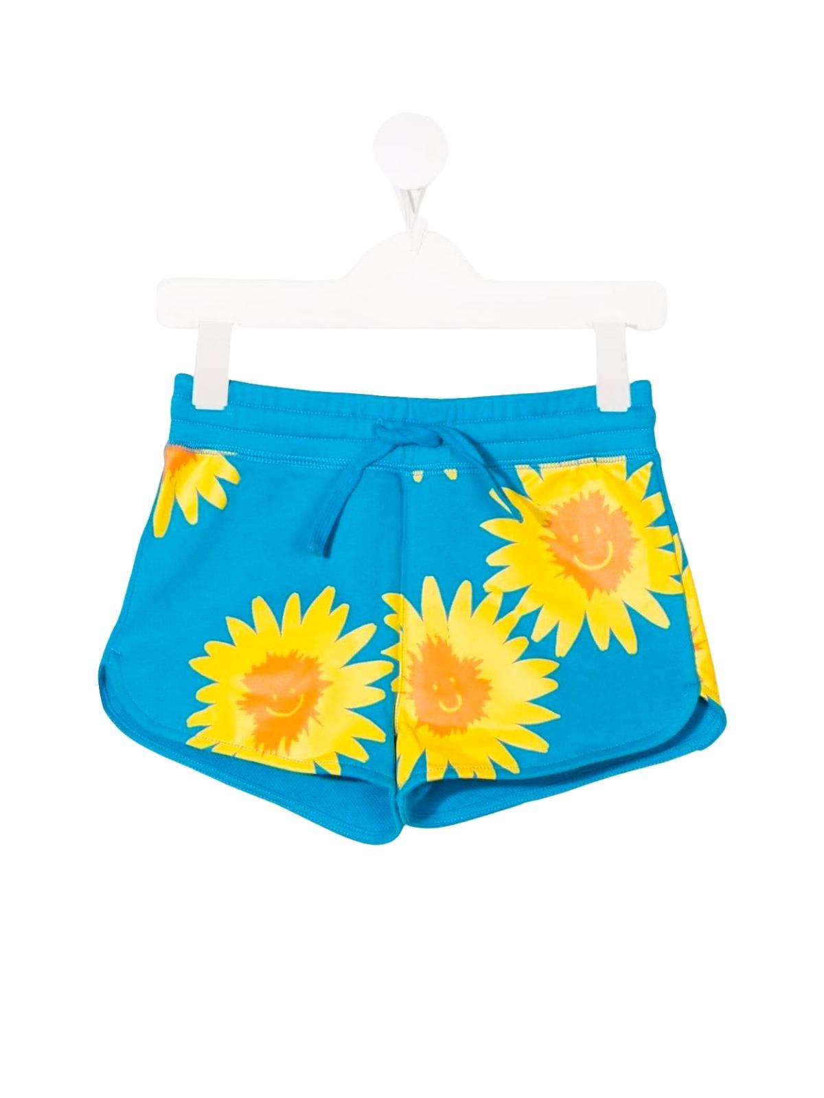 Stella McCartney Kids Jersey Shorts W/flowers