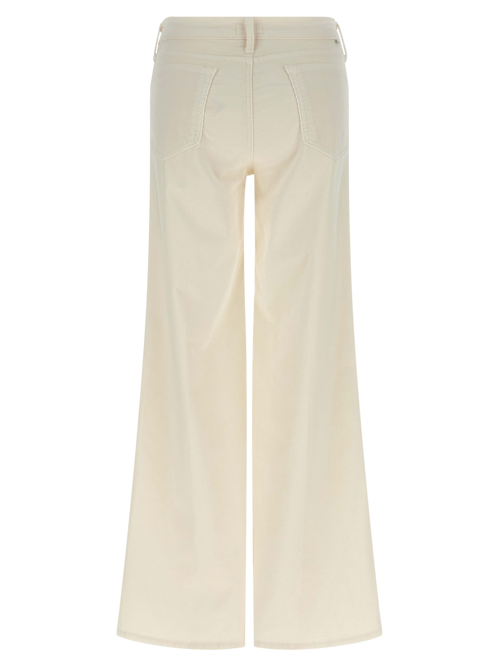 Mother The Twister Sneak Pants In White