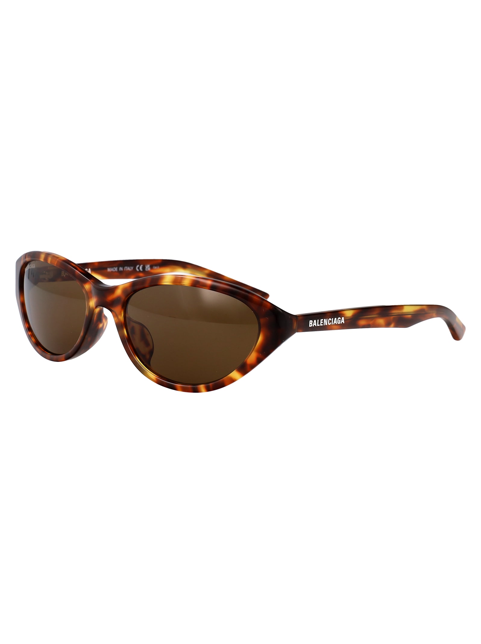 Balenciaga Bb0404sk Sunglasses In Havana-havana-brown