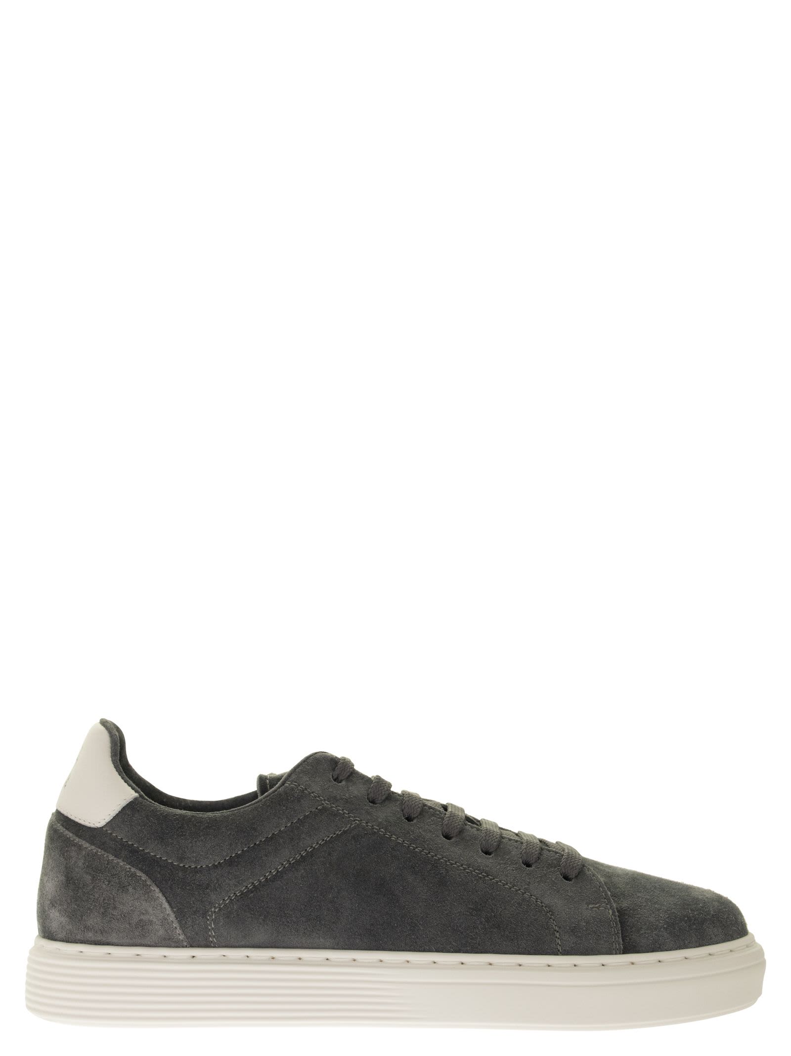 Brunello Cucinelli Washed Suede Sneakers