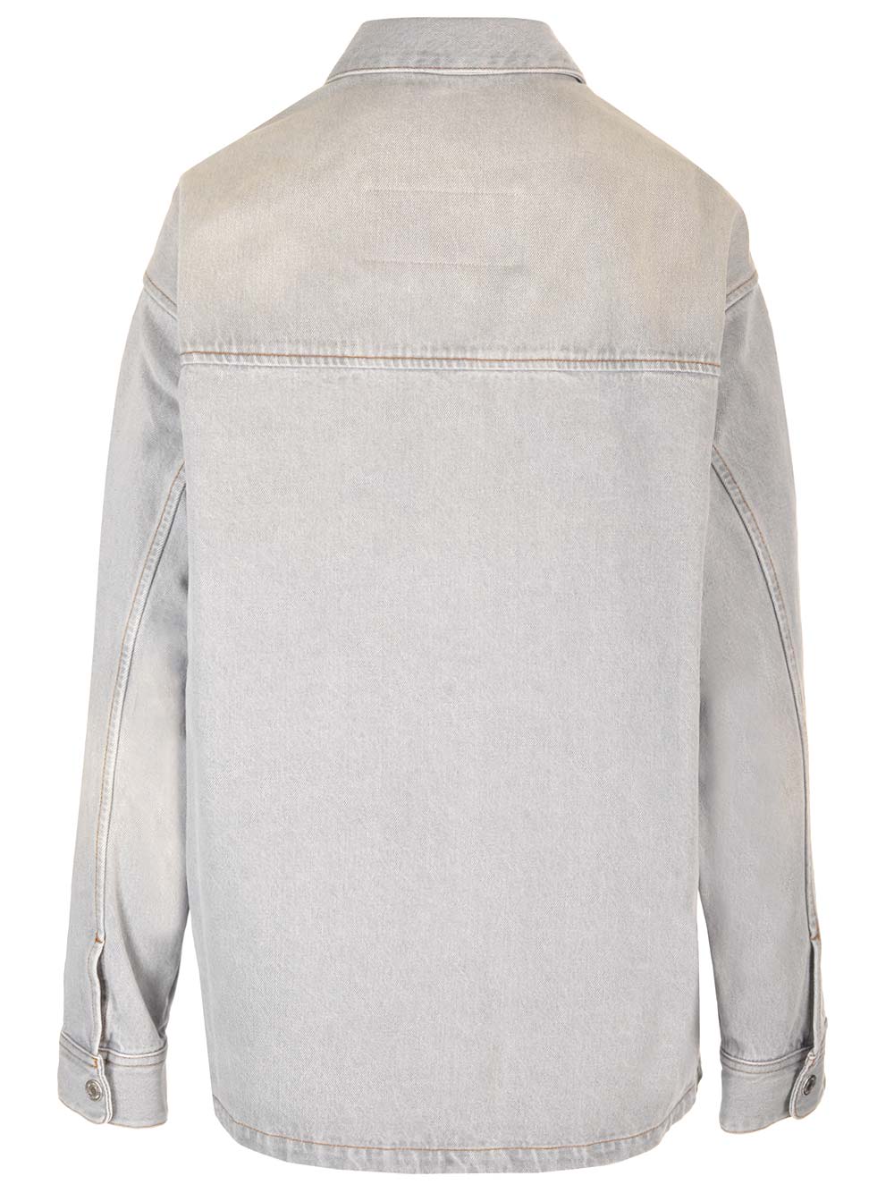 AMI ALEXANDRE MATTIUSSI DENIM OVERSHIRT 