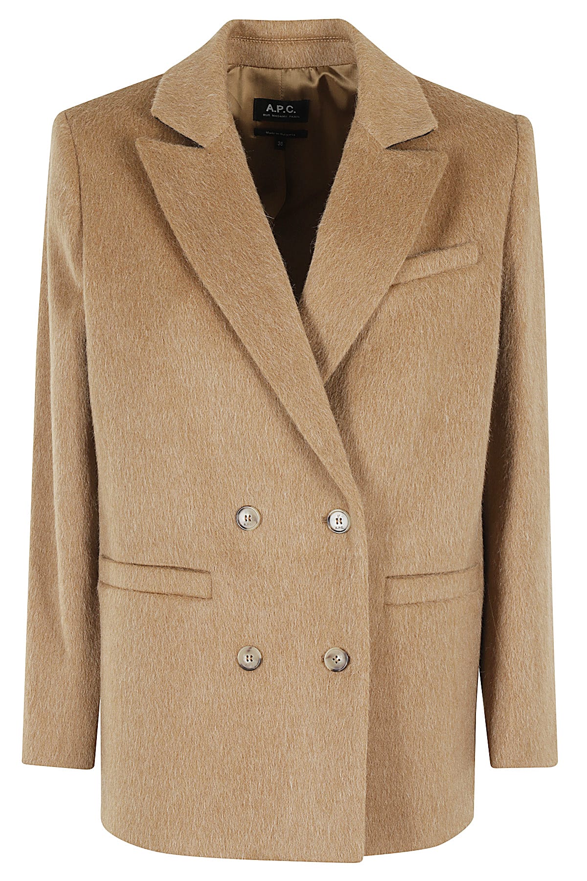 Shop Apc Veste Lucia In Cab Camel