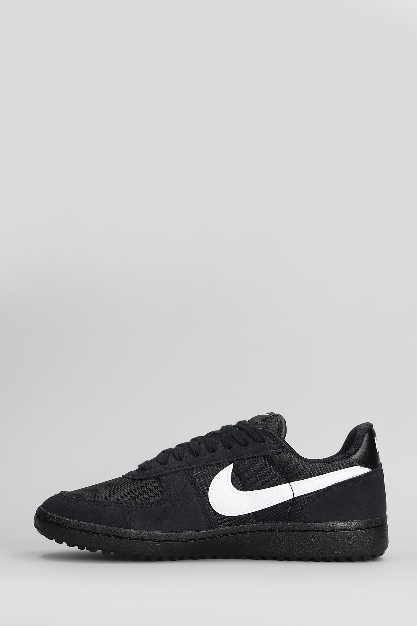Nike Field General Sneakers In Black Suede And Fabric In Black