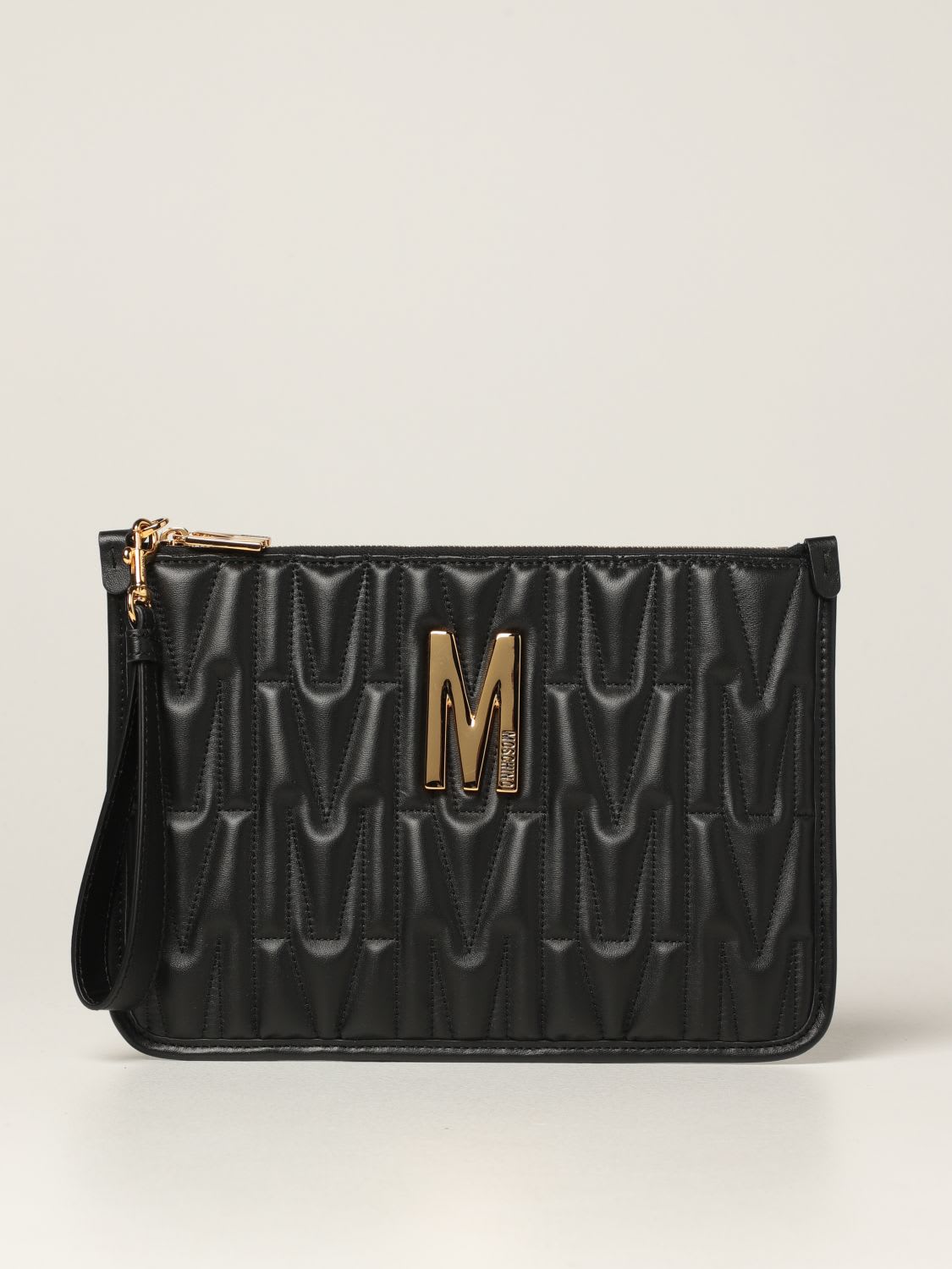 Moschino Couture Clutch Moschino Couture Clutch Bag In Quilted Leather