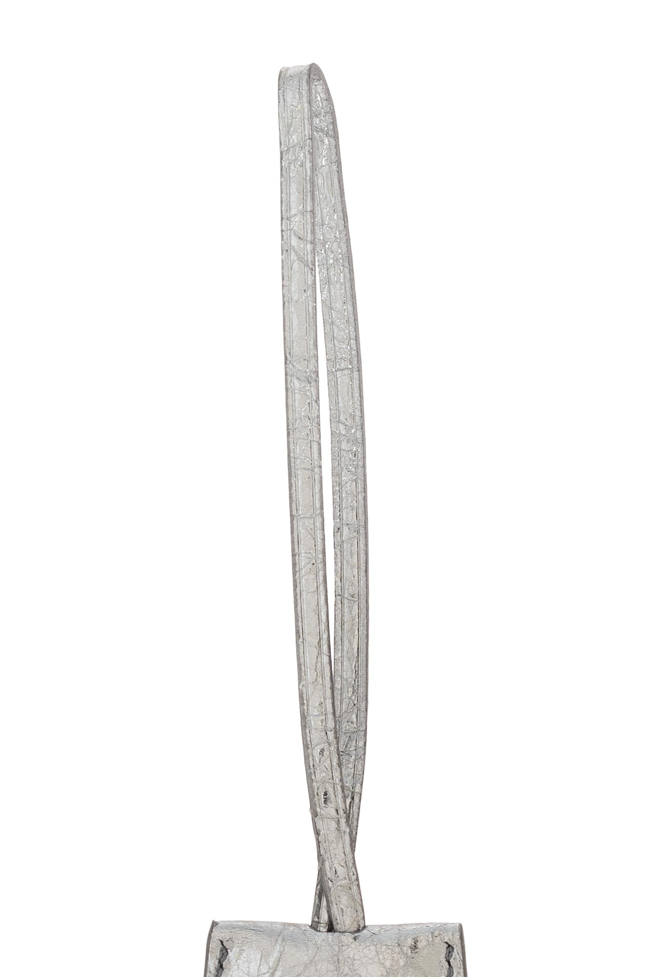 Shop Balenciaga Keychain With Decorative Keys In Silver
