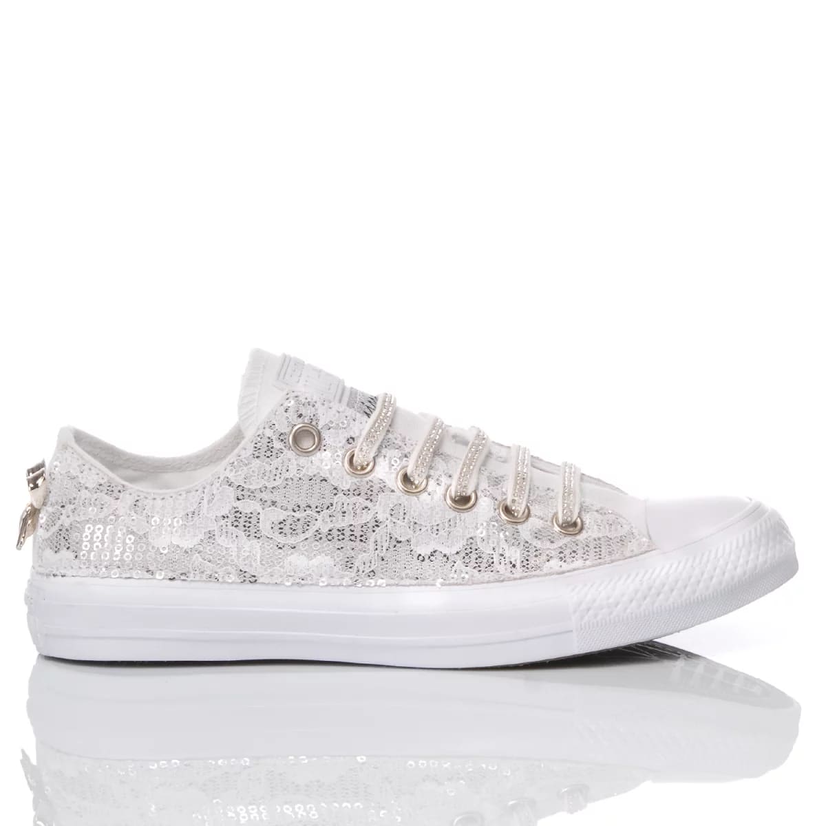 Converse Ox Glamour White