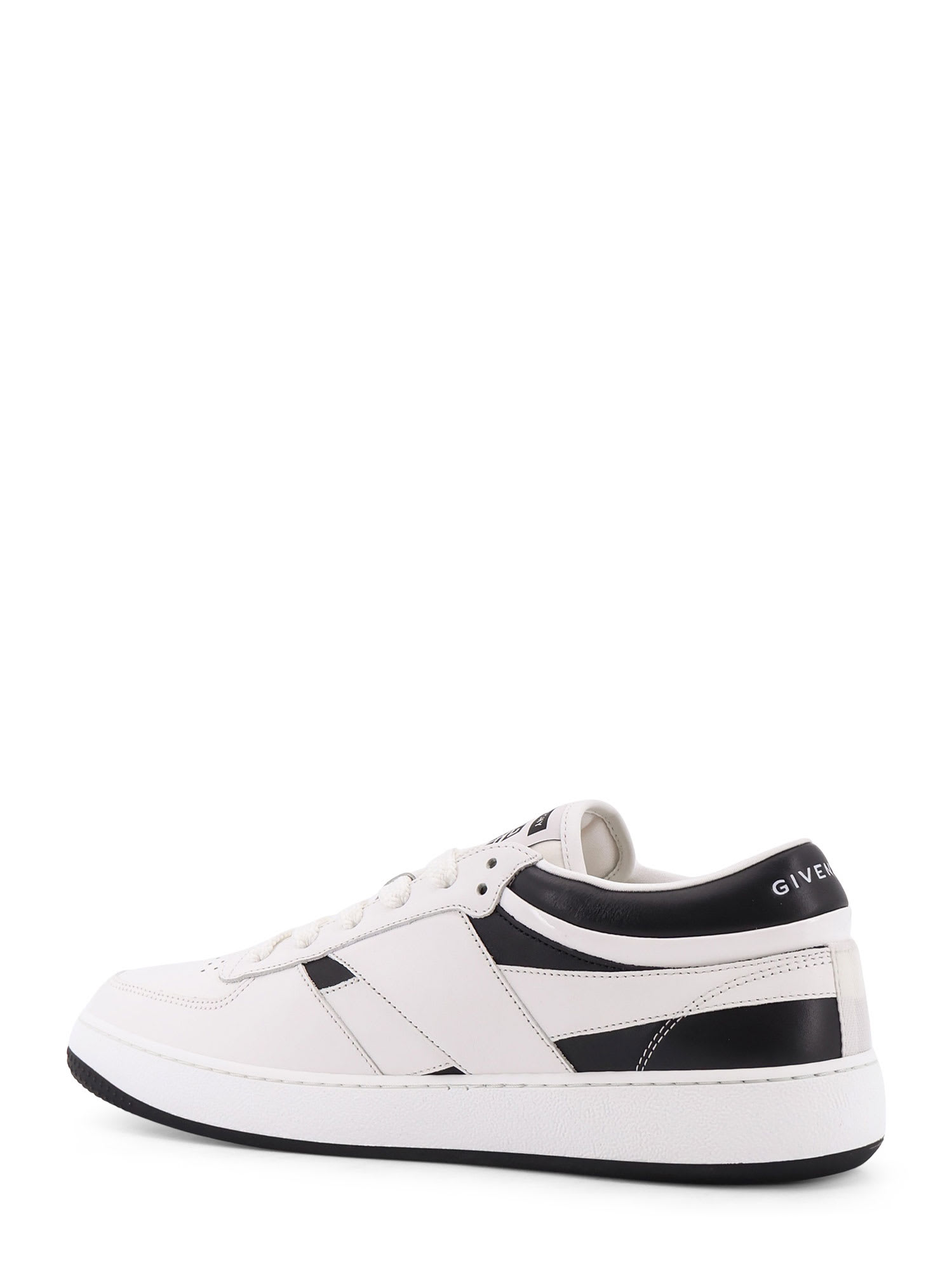 Givenchy White Leather Sneakers With Distinctive Logo In White