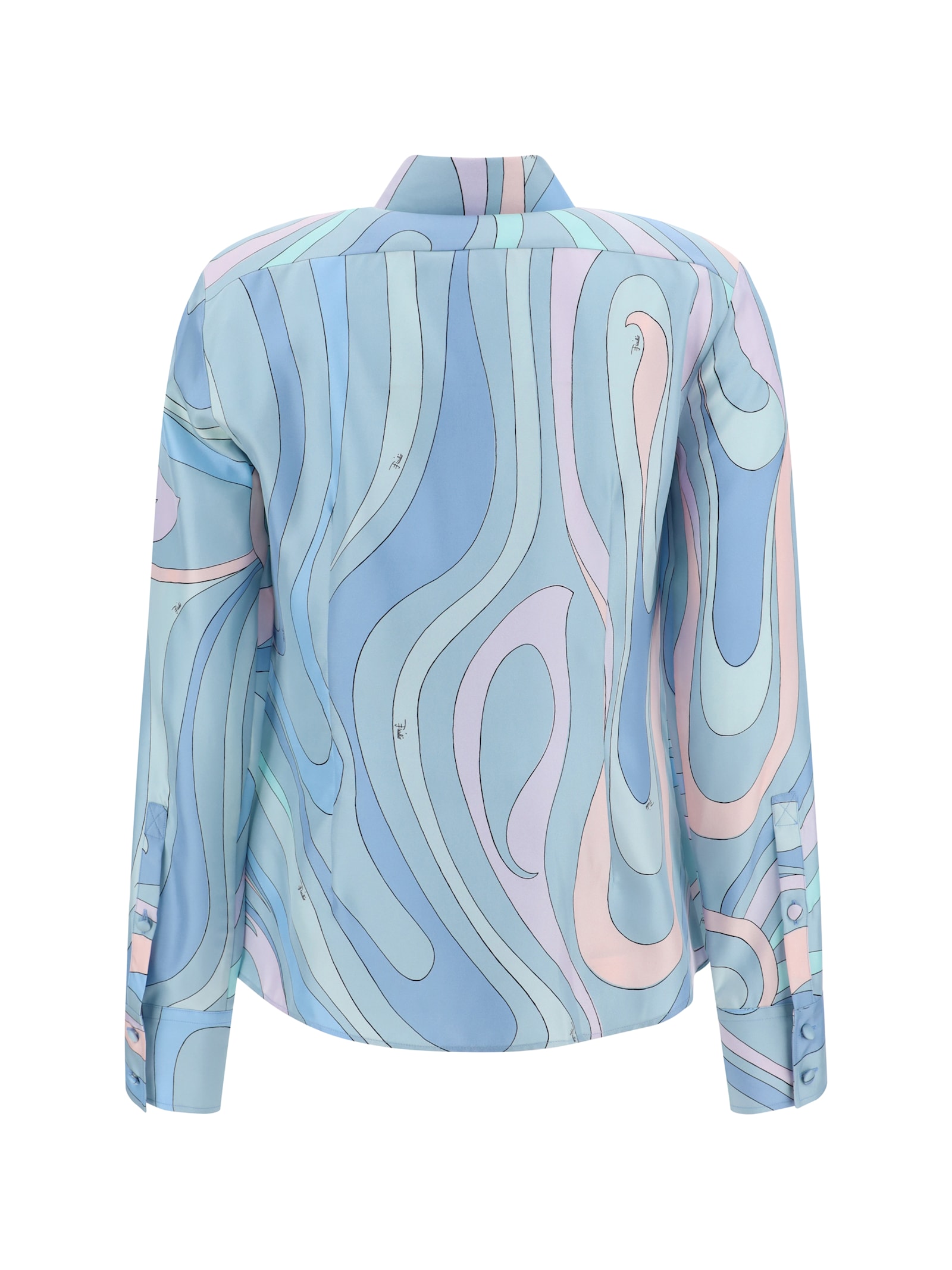 Shop Pucci Shirt In Celeste