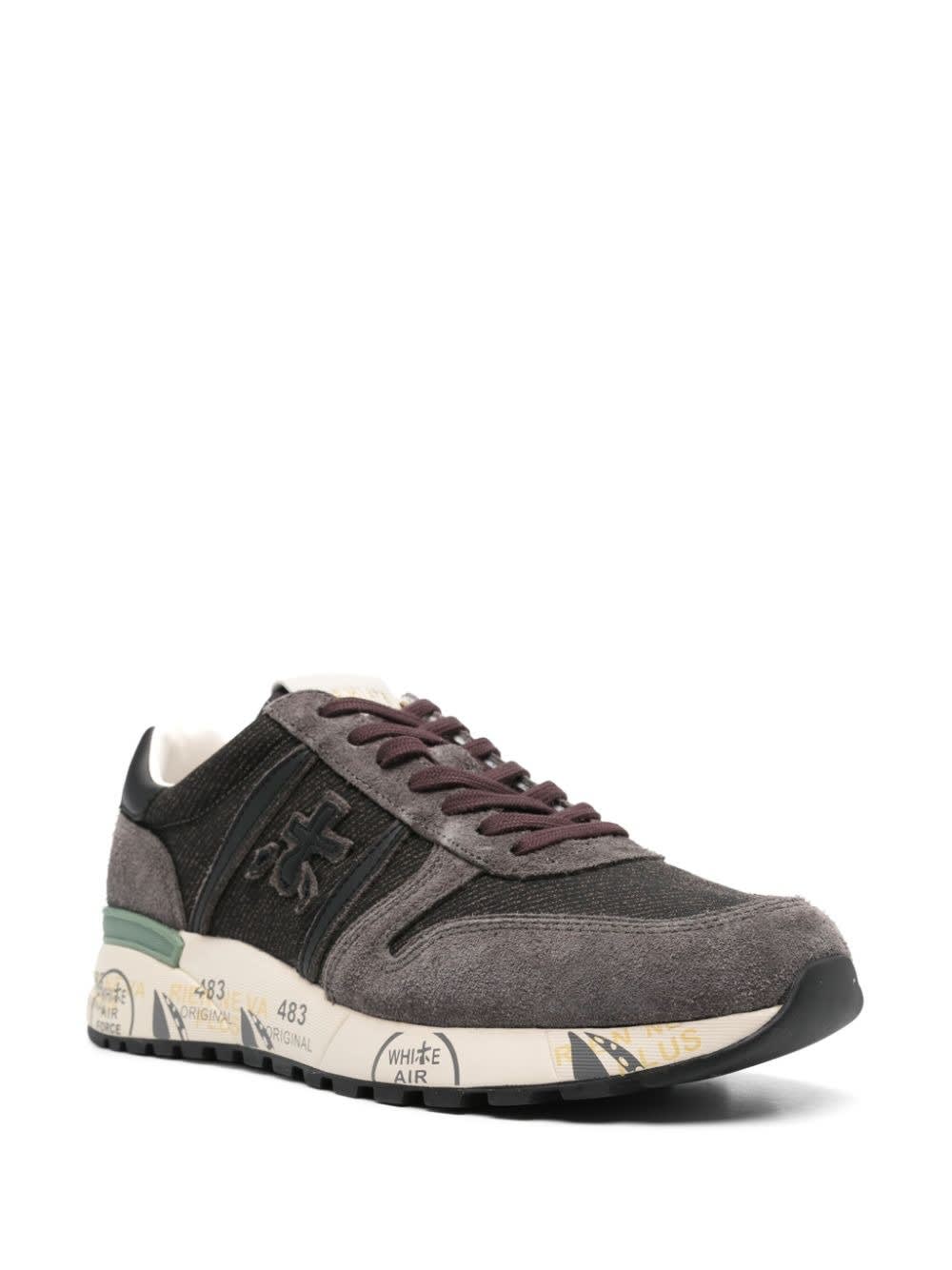 Shop Premiata Lander 6984 Sneakers In Grey