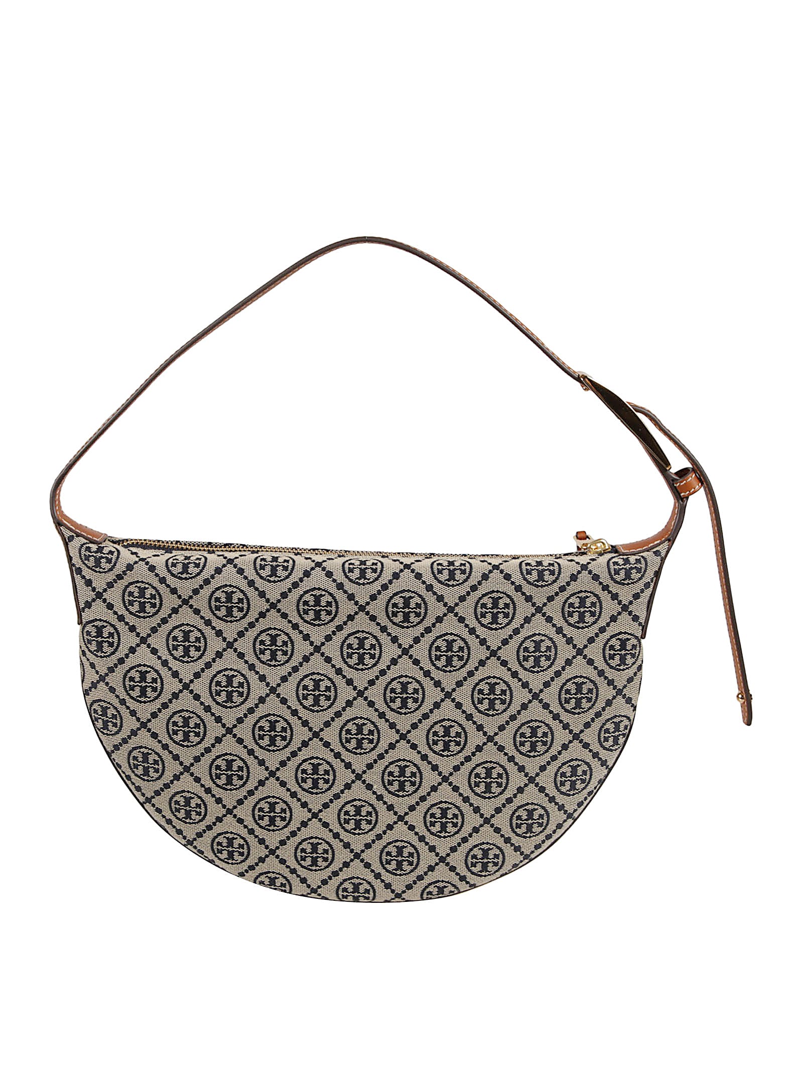 Tory Burch Small T Monogram Balloon Bag In Blue