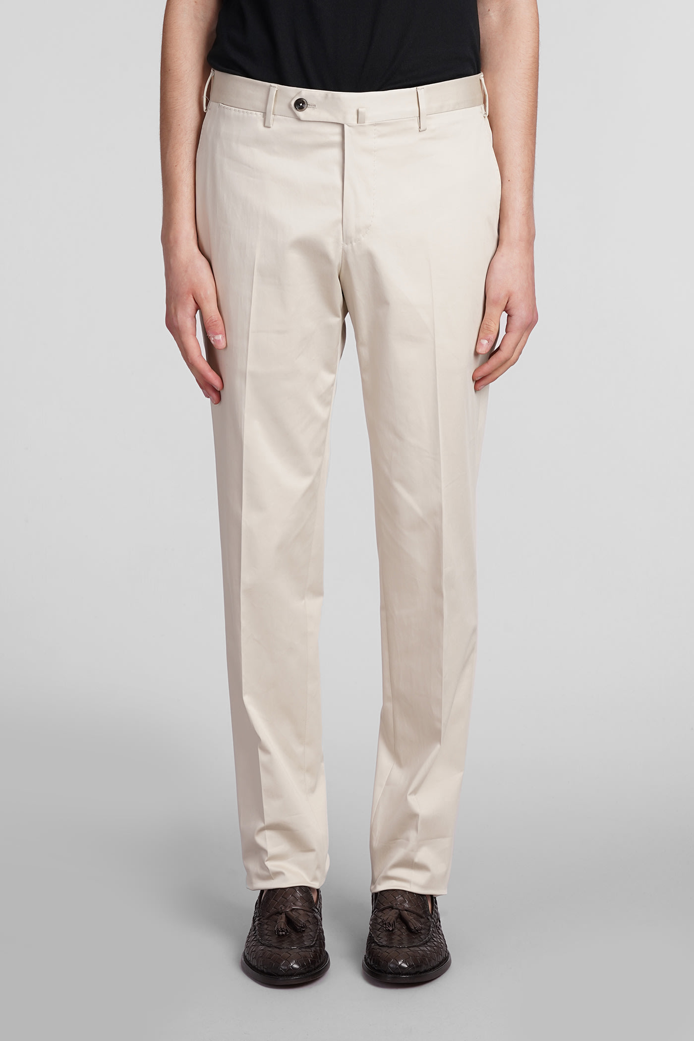 PT01 PANTS IN BEIGE COTTON 