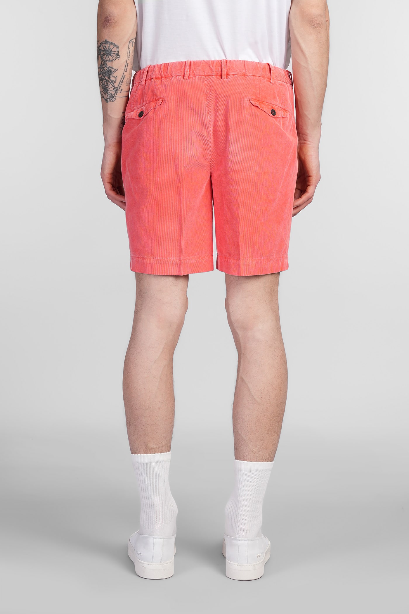 Santaniello Ancora Evo Shorts In Orange Cotton In Orange