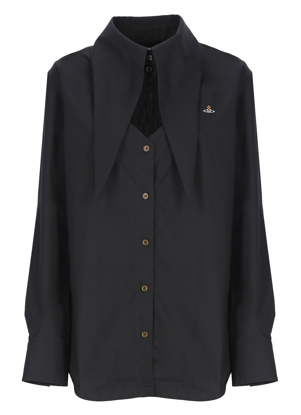 Shop Vivienne Westwood Heart Shirt In Black