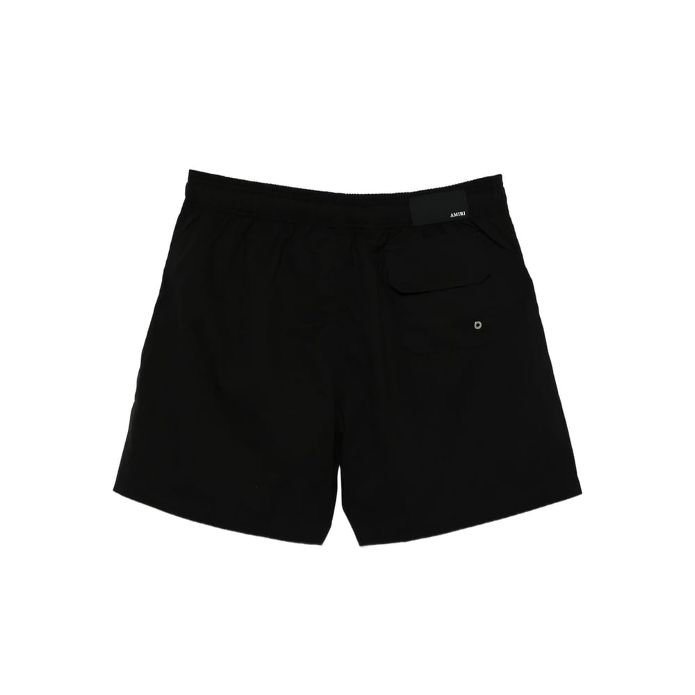 Amiri Drawstring Swimming Trunks In Black