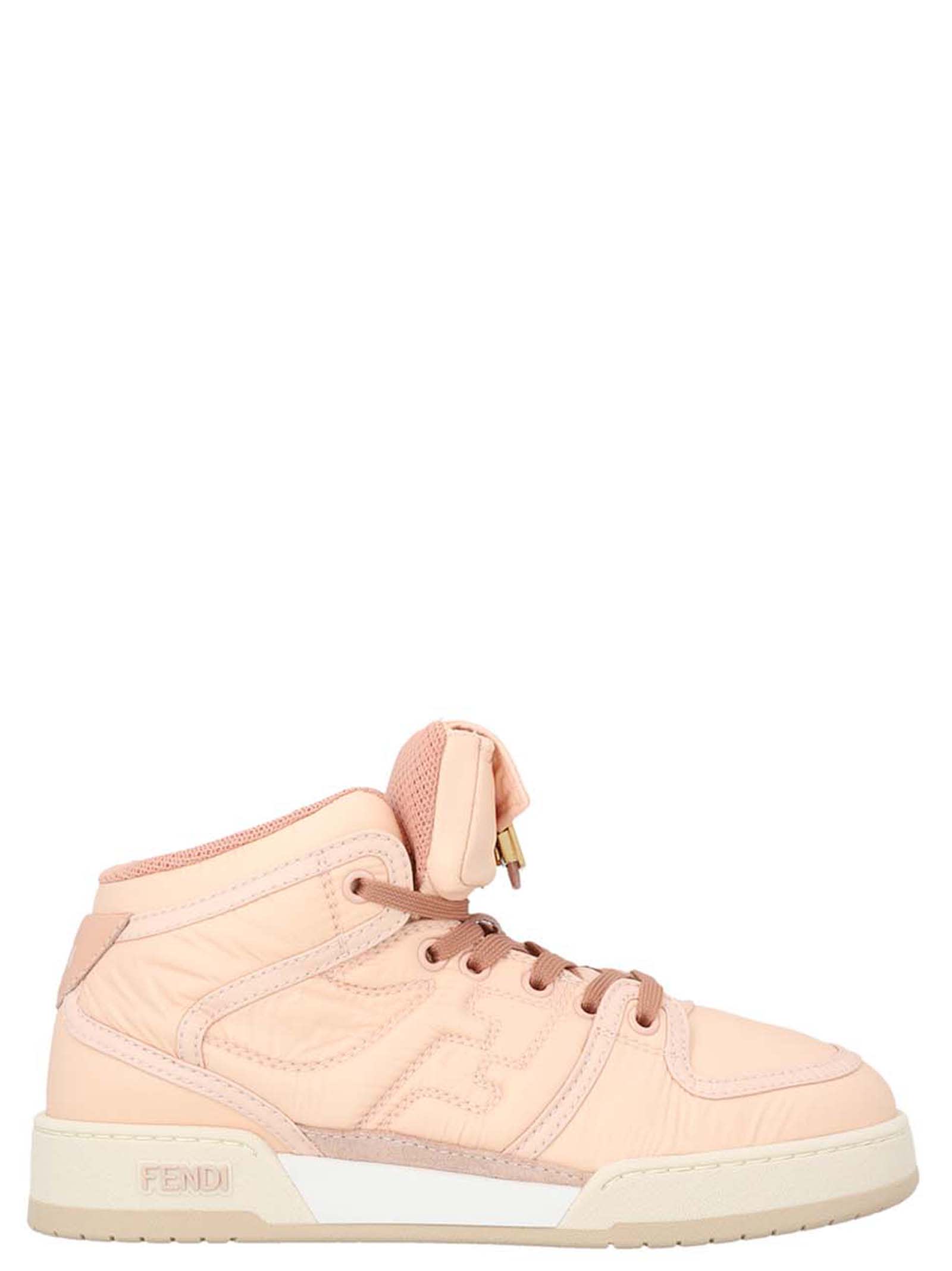 Shop Fendi Match Sneakers In Pink