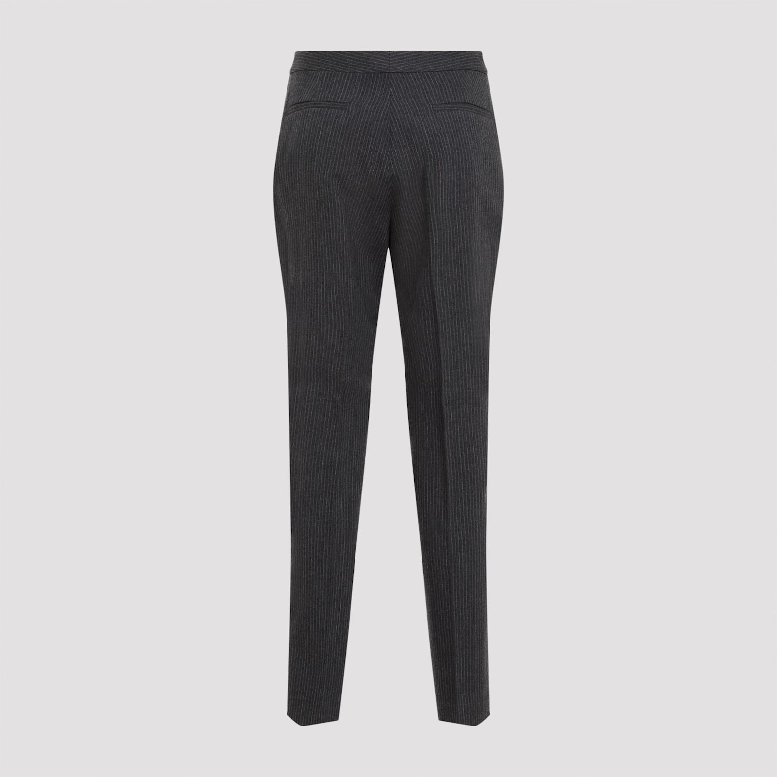 Shop Fabiana Filippi Straight Pants In Antracite