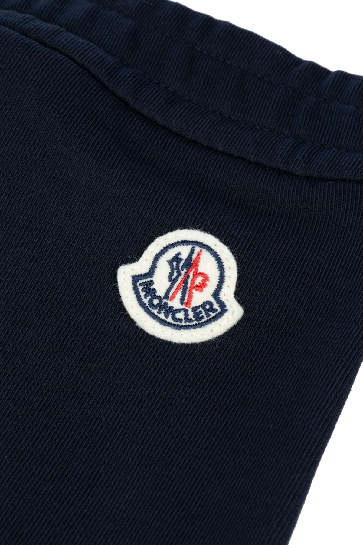 Moncler Joggers With Contrast Bands In Black