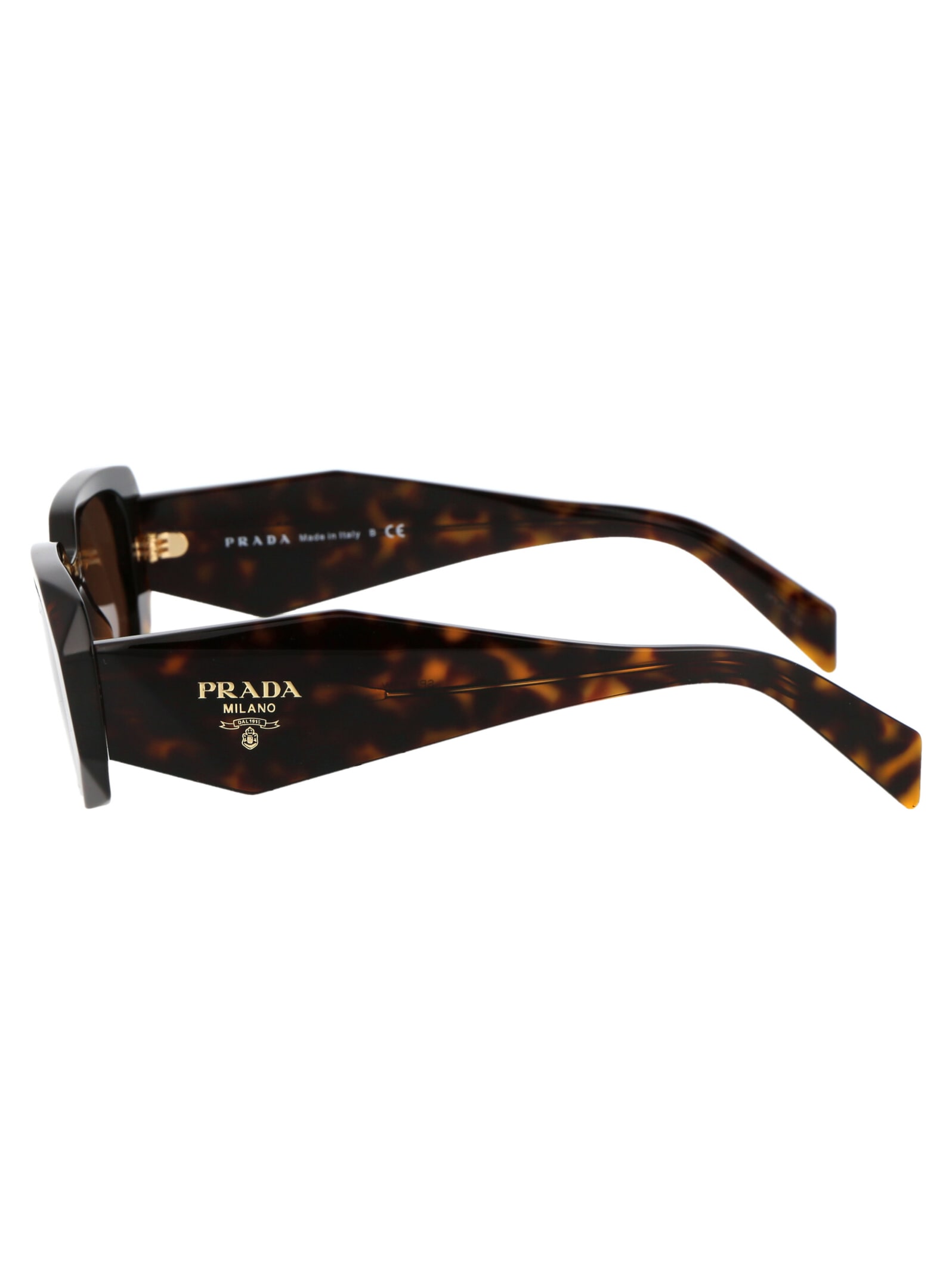Shop Prada 0pr 17ws Sunglasses In 2au8c1 Tortoise