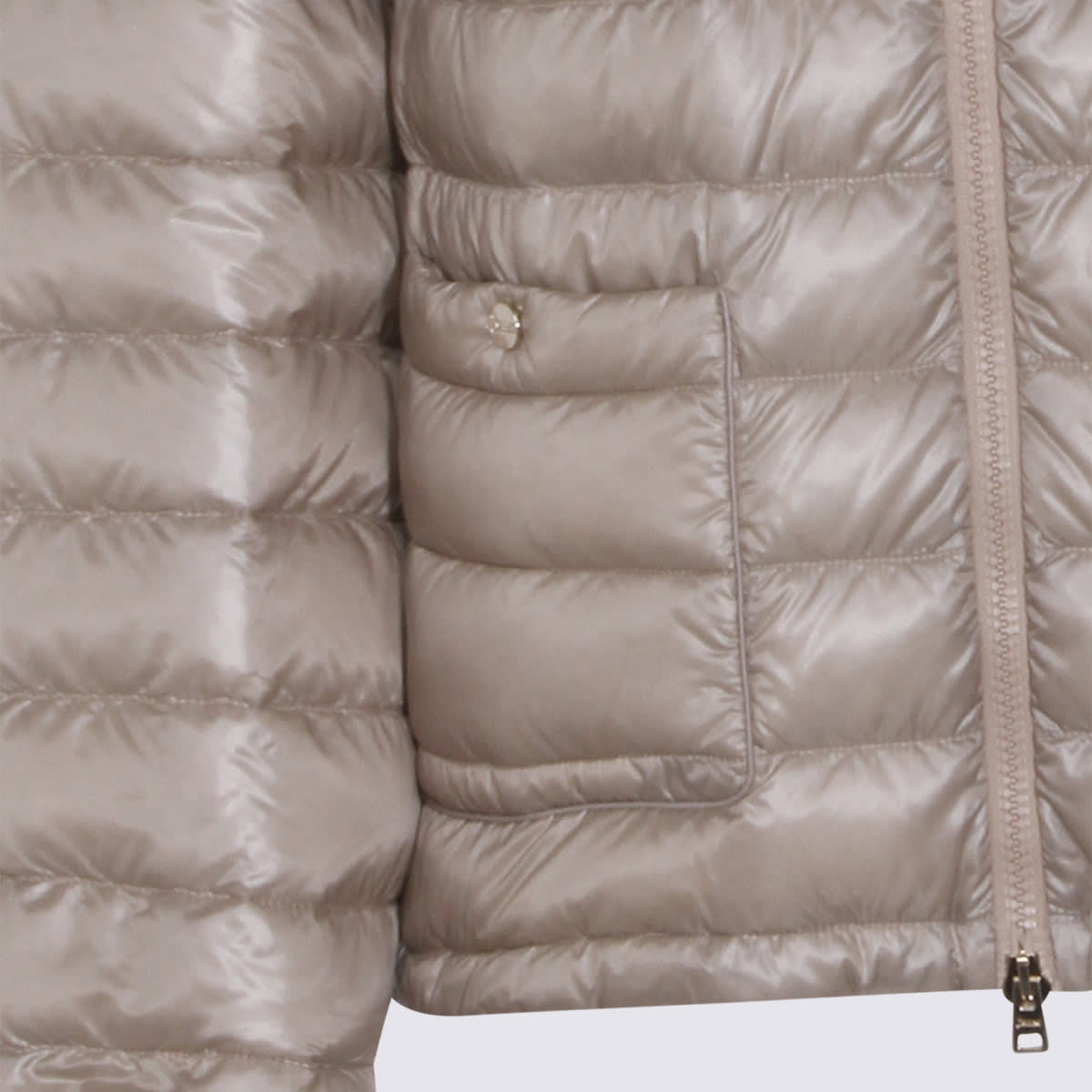 Herno Chantilly Puffer Down Jacket In Neutral