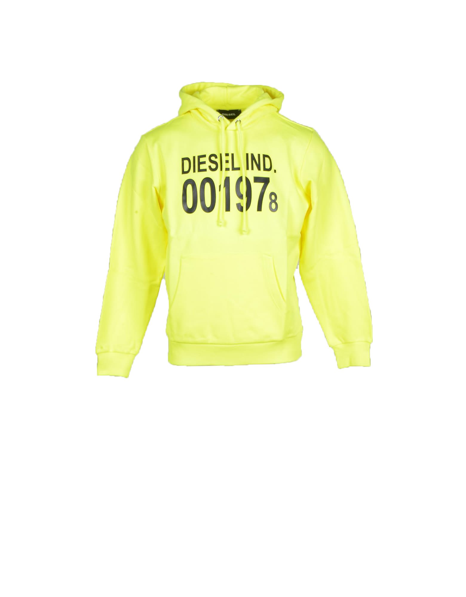 Diesel Mens Yellow Sweatshirt