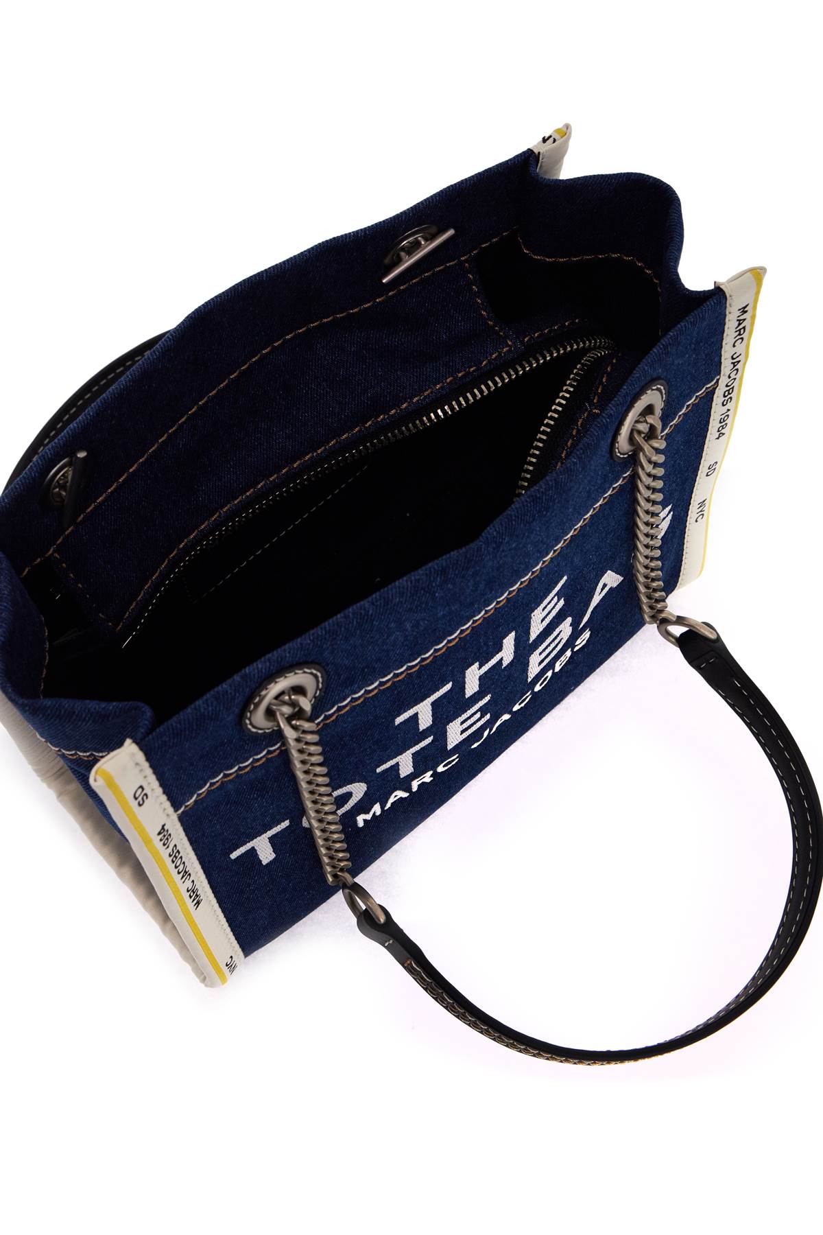MARC JACOBS SMALL TOTE BLUE DENIM BAG