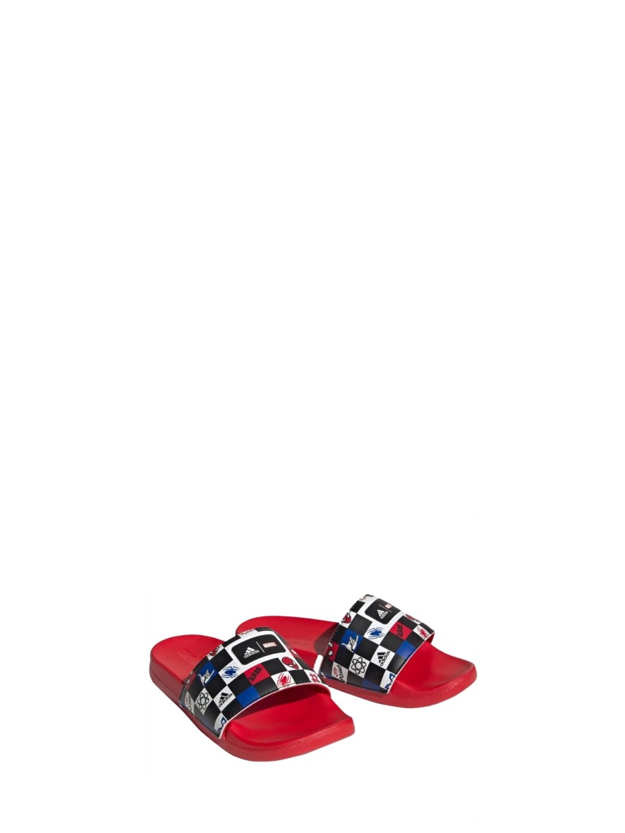 Adidas Originals Adilette Comfort Spiderman In Multicolour