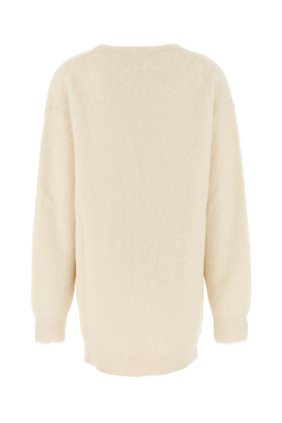 Shop Jil Sander Ivory Alpaca Blend Oversize Sweater In 103