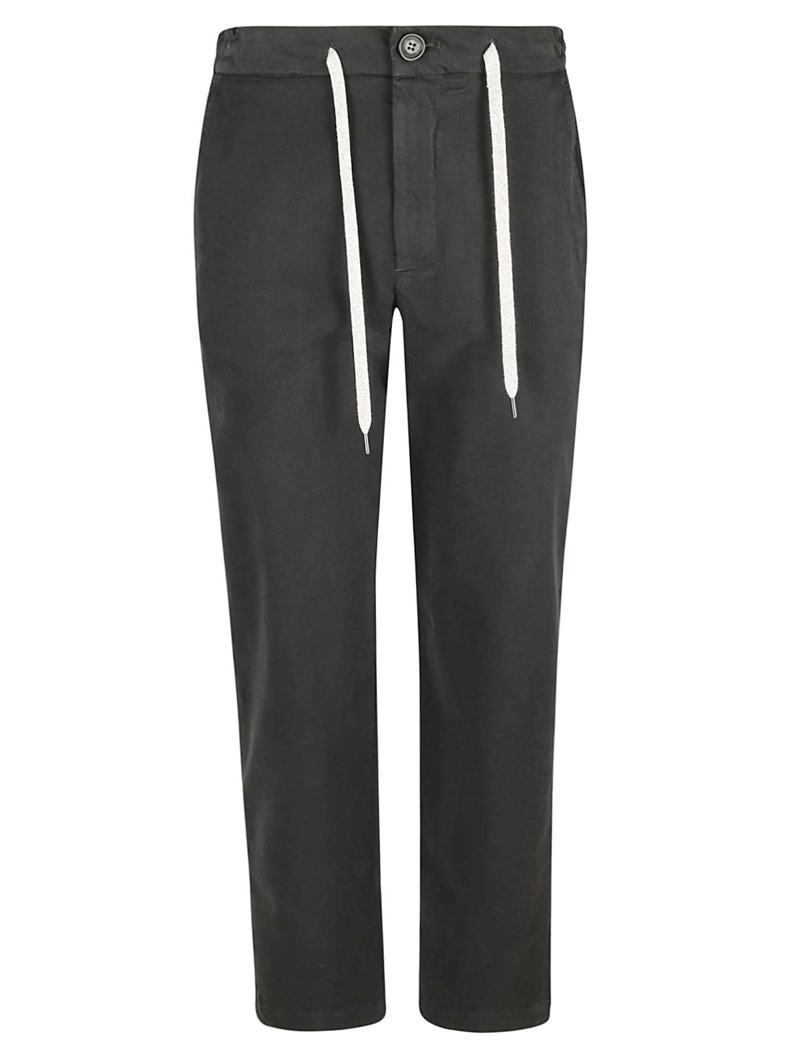 Shop Eleventy Trousers In Grigio Fumo