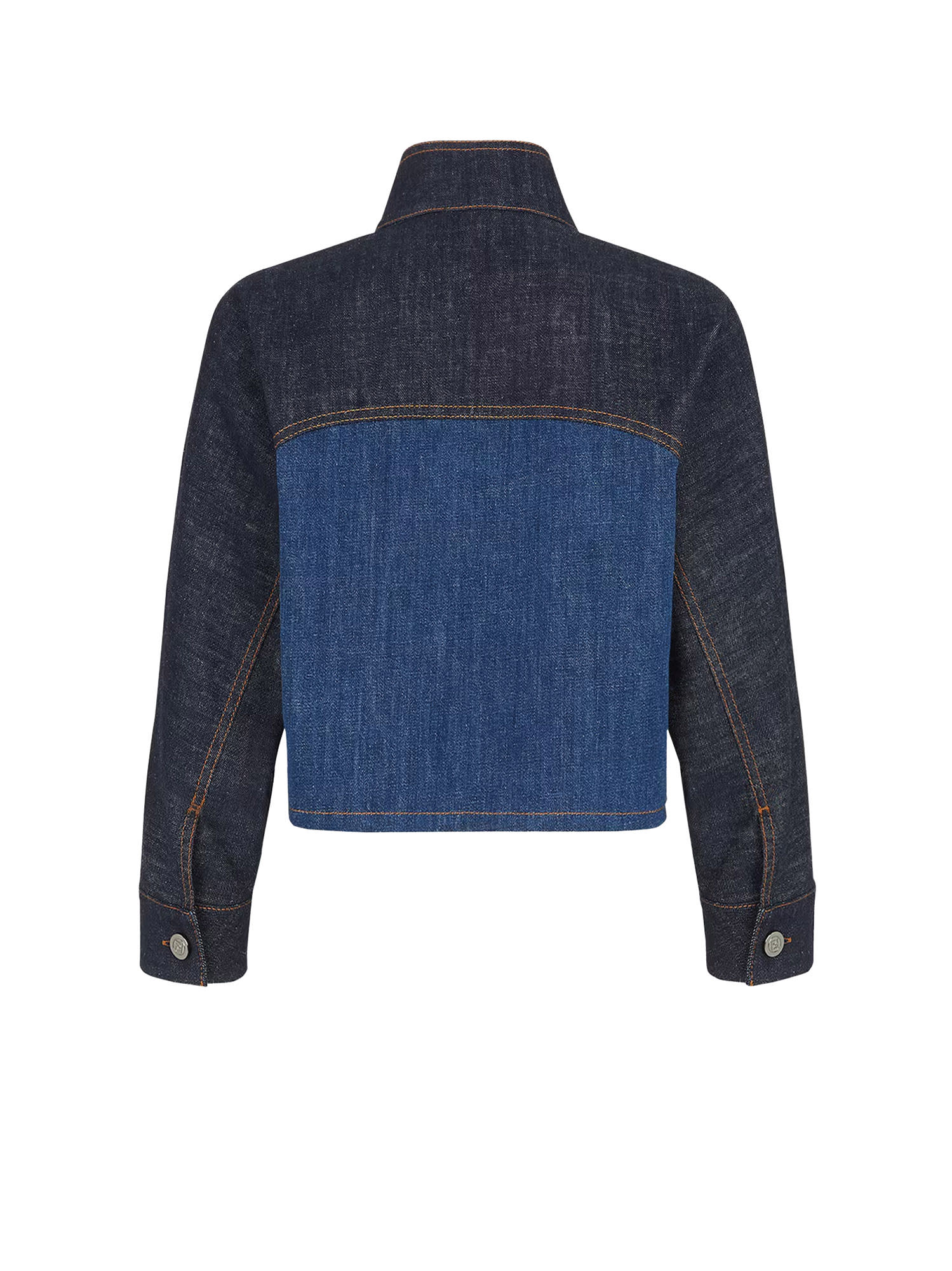 Shop Fendi Jacket In Blue