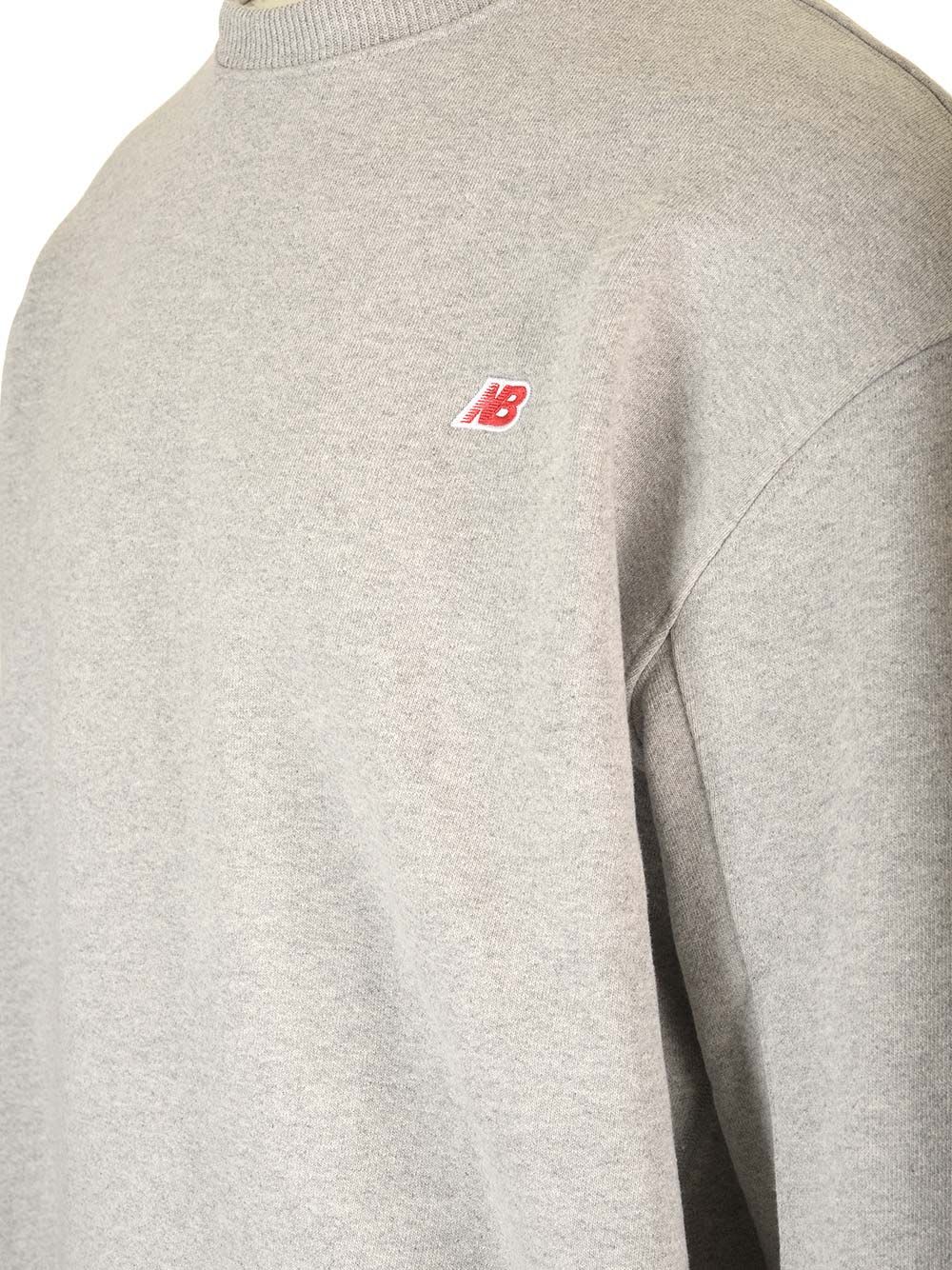 Shop New Balance Made In Usa Long-sleeved Core T-shirt In Grey