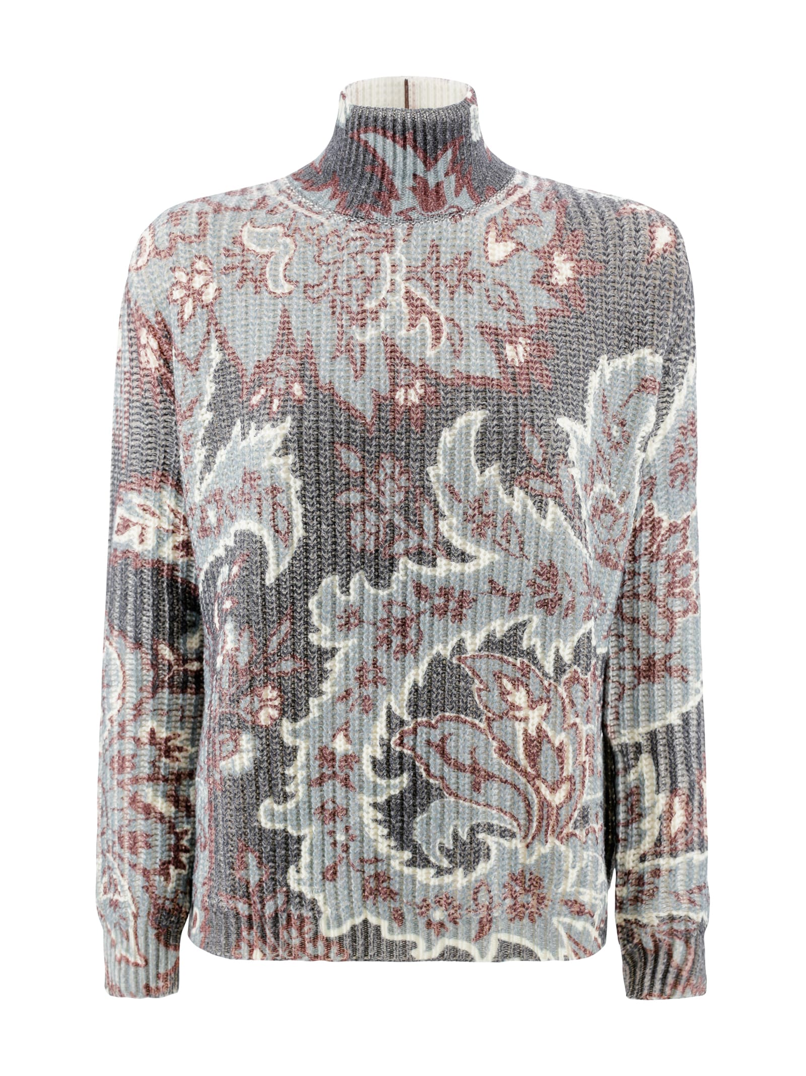 Printed Wool Sweater