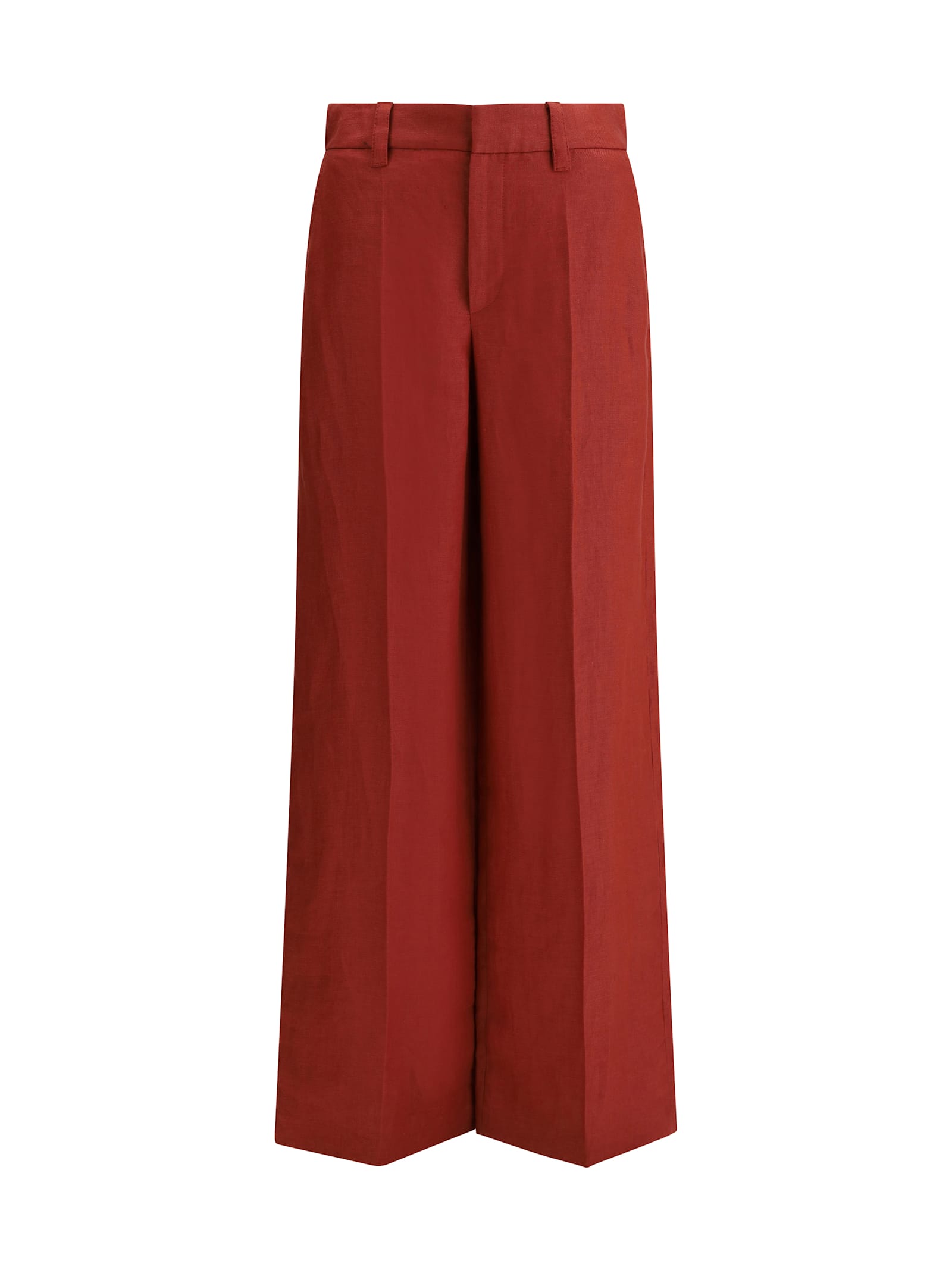 Shop Brunello Cucinelli Linen Palazzo Pants