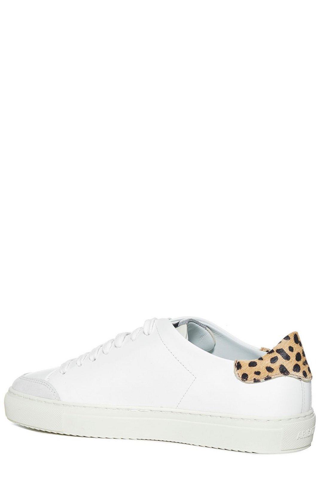 Shop Axel Arigato Clean 90 Triple Animal Print Detailed Sneakers In White