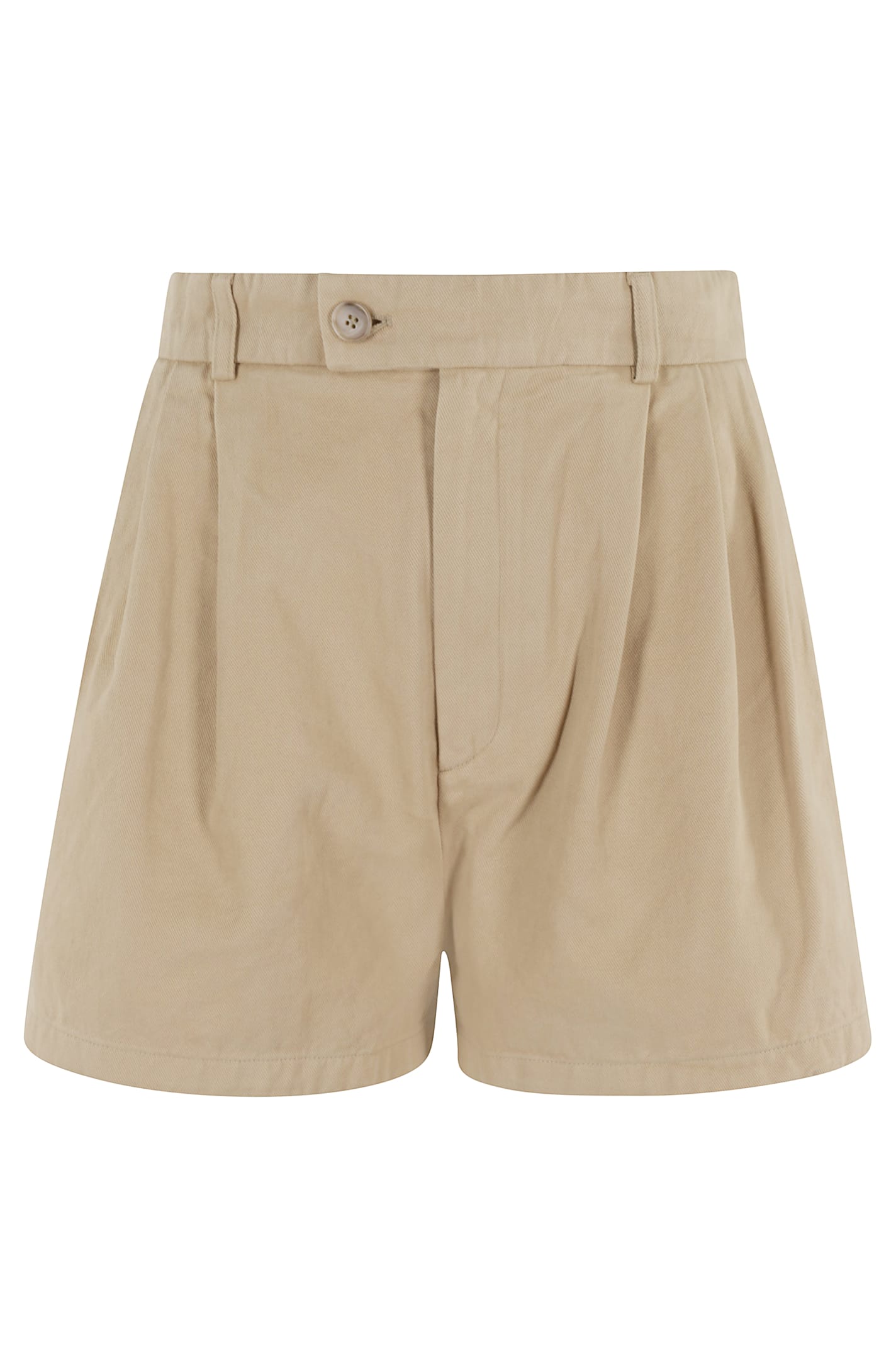 High Waist Pleated Short