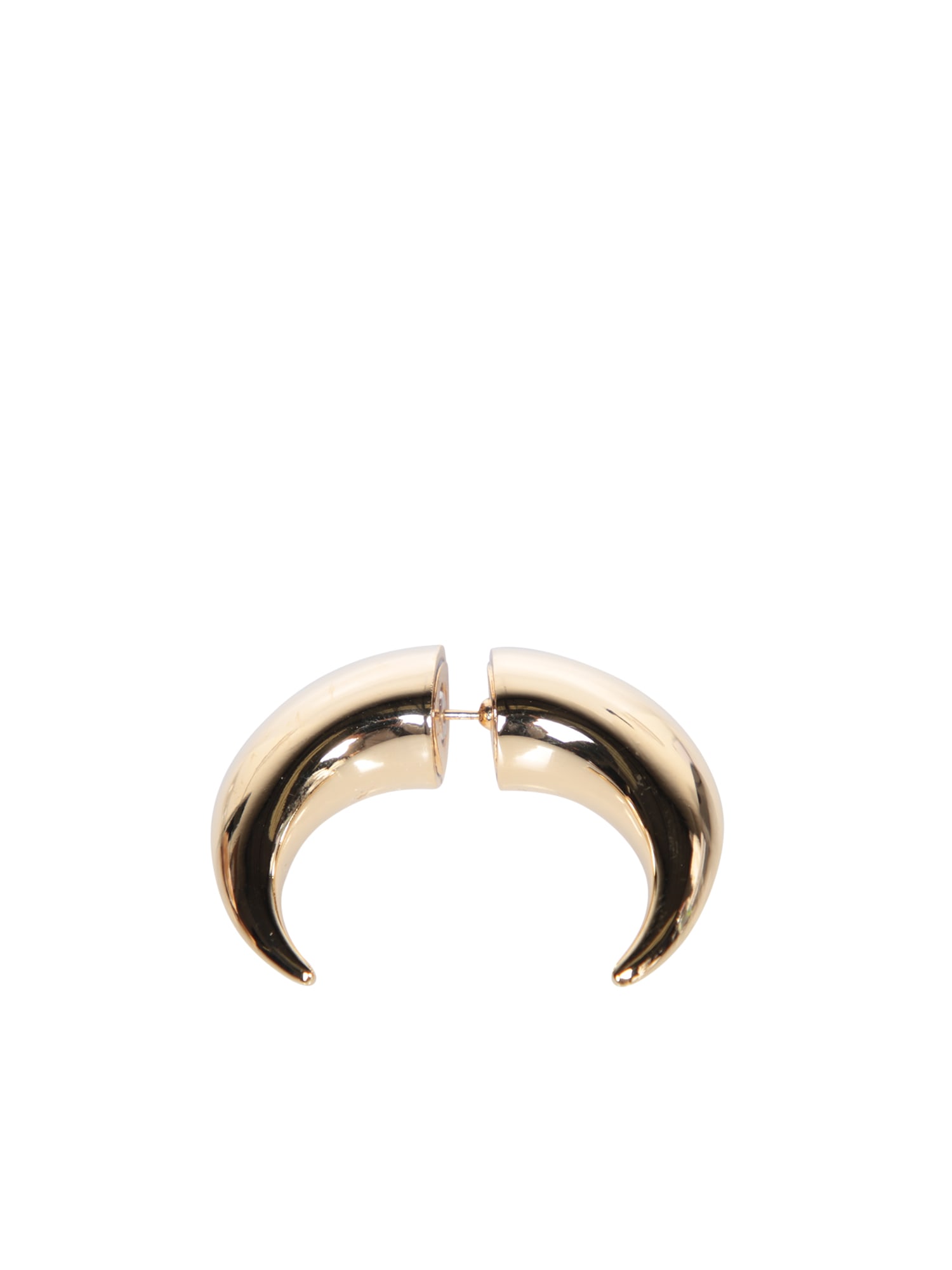 Marine Serre Gold Moon Stud Single Earring In Not Applicable