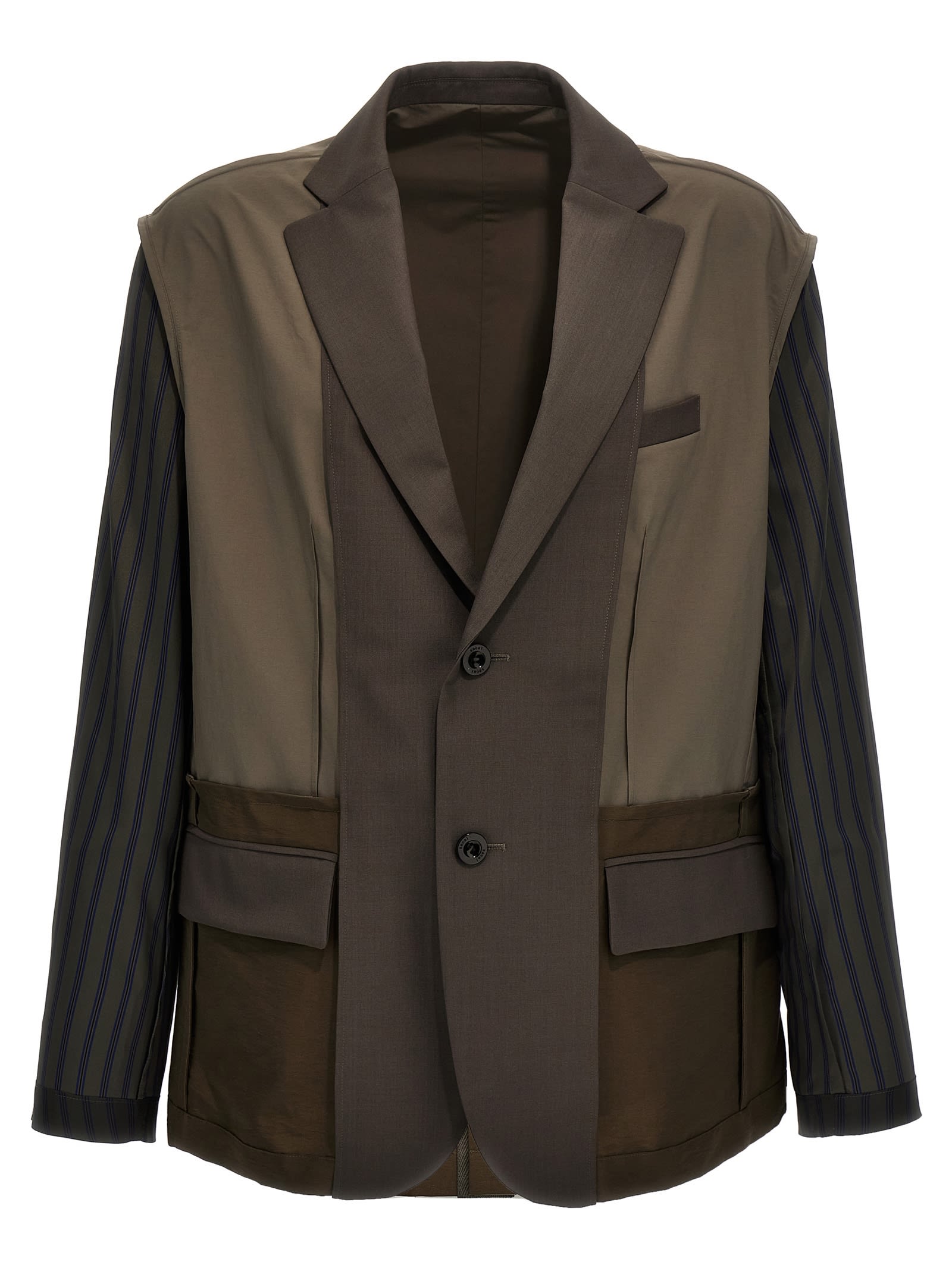 Two-material Blazer