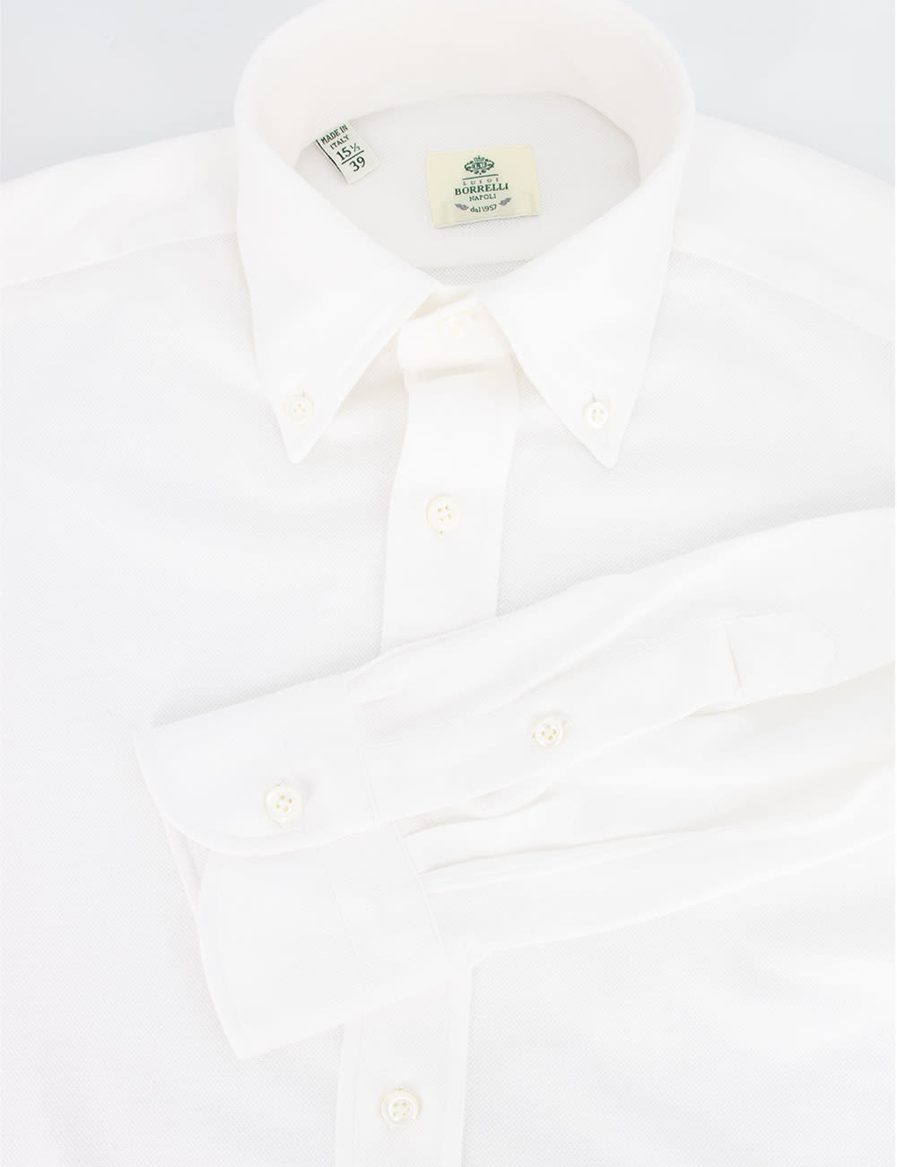 Shop Luigi Borrelli Shirt In Bianco