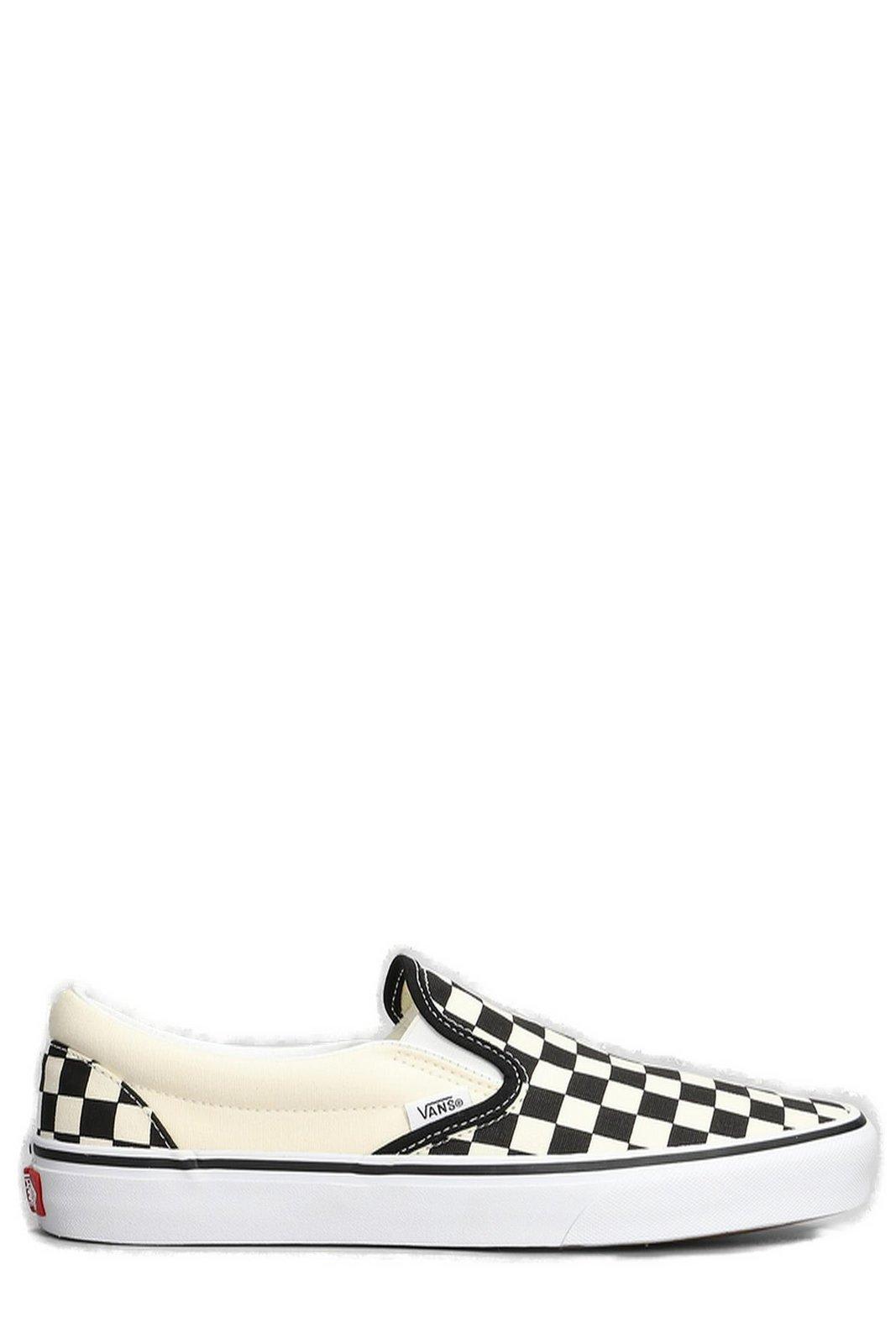 Classic Checkerboard Slip-on Sneakers
