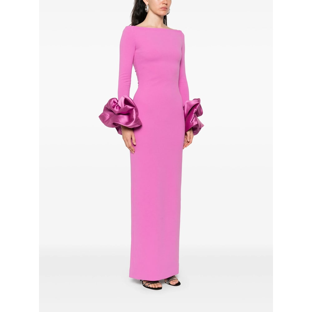 Solace London Talia Maxi Dress In Pink