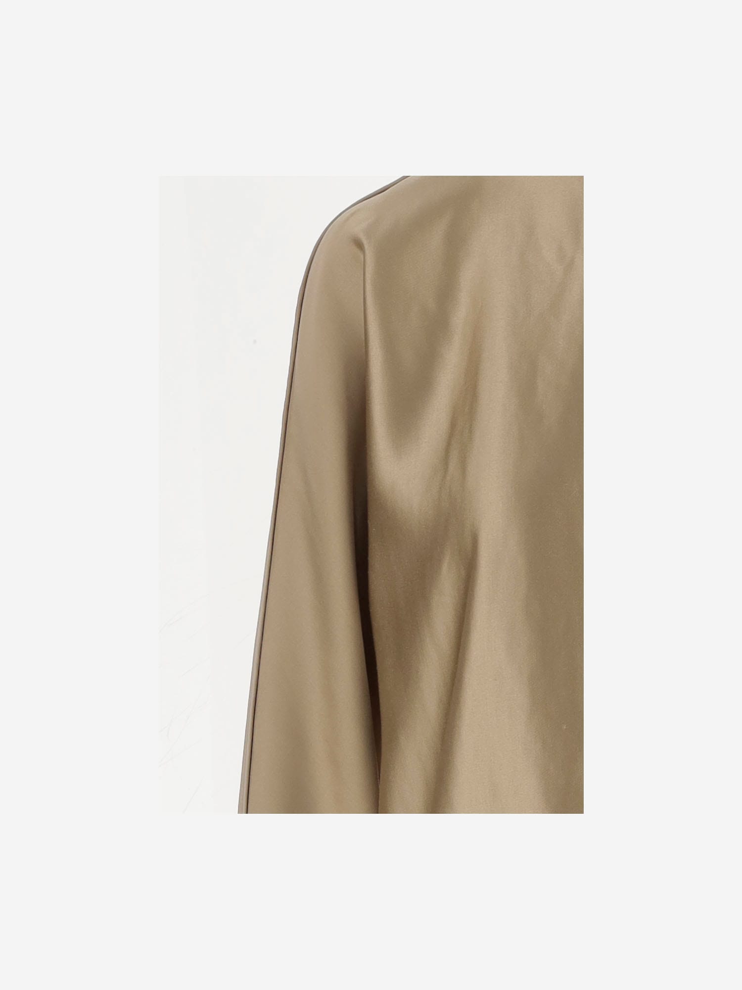 Giorgio Armani Golden Shiny Effect Silk Top