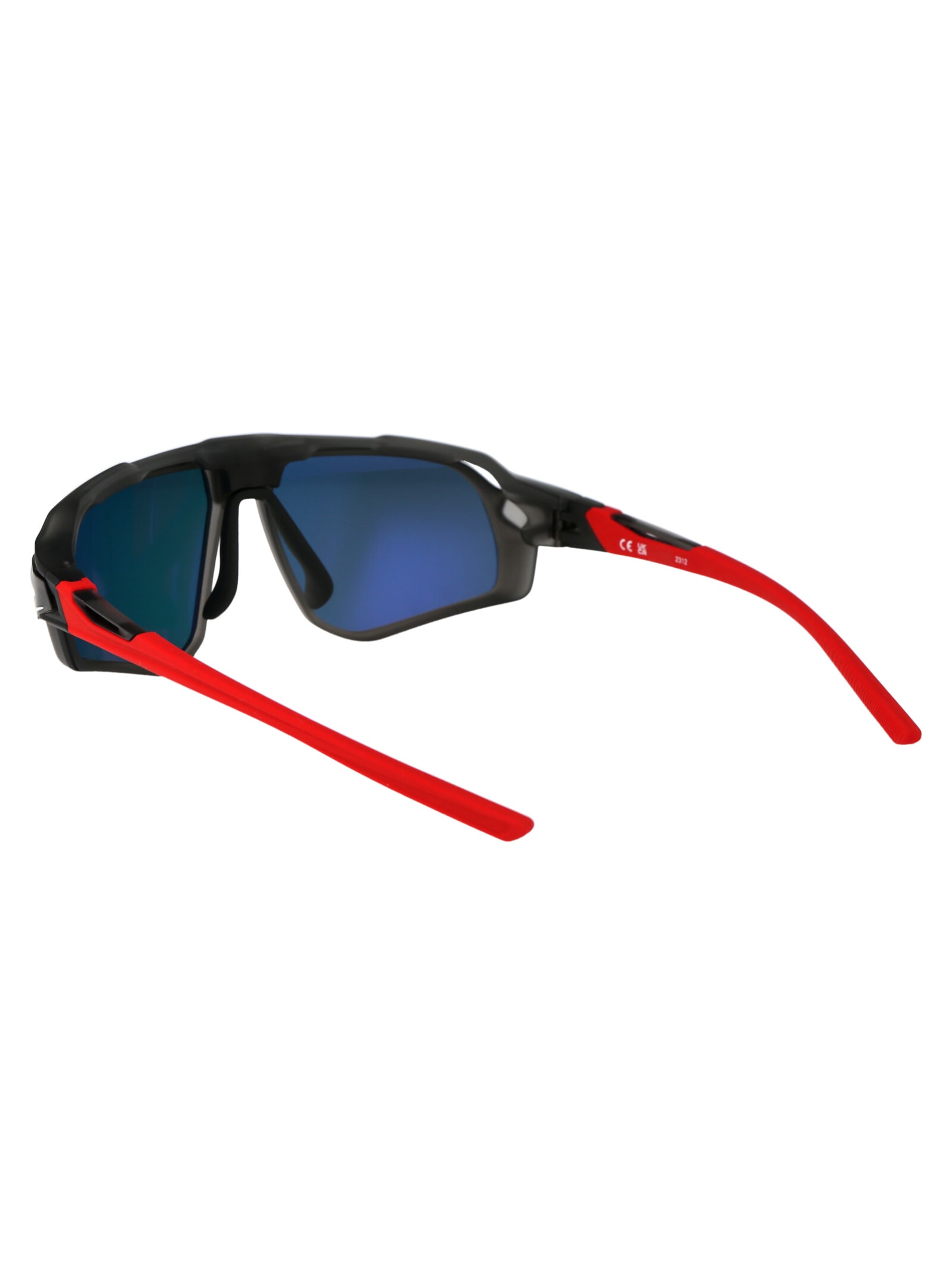 Nike Flyfree Biker-style Frame Sunglasses In Red