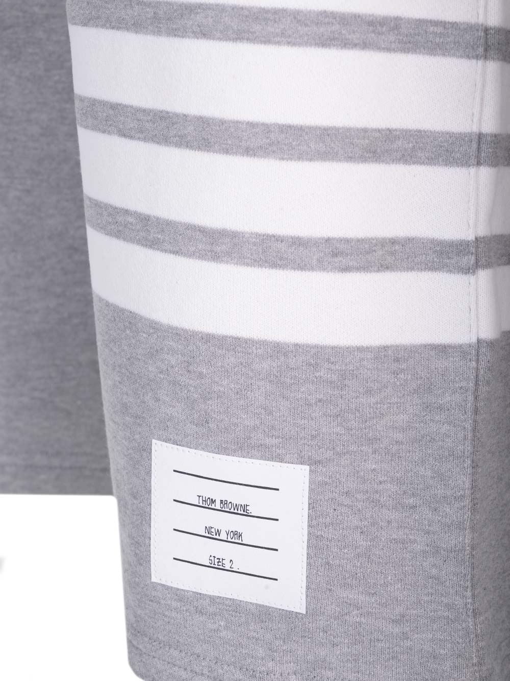 Shop Thom Browne 4-bar Sweat Shorts In Gray